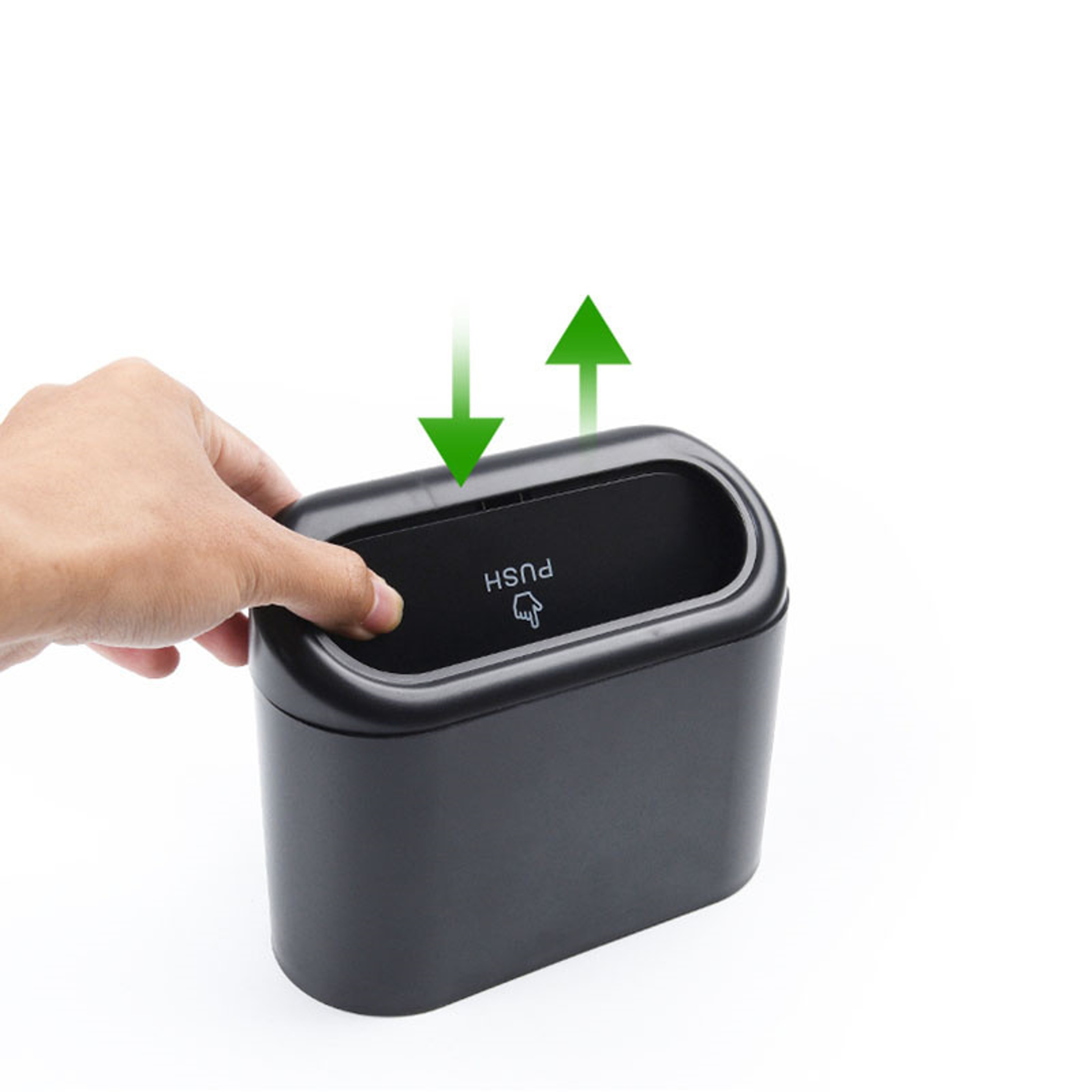 Multifunctional Car Trash Hanging Organizer Folding Automotive Garbage Box With Lid For Vehicle Sto 4