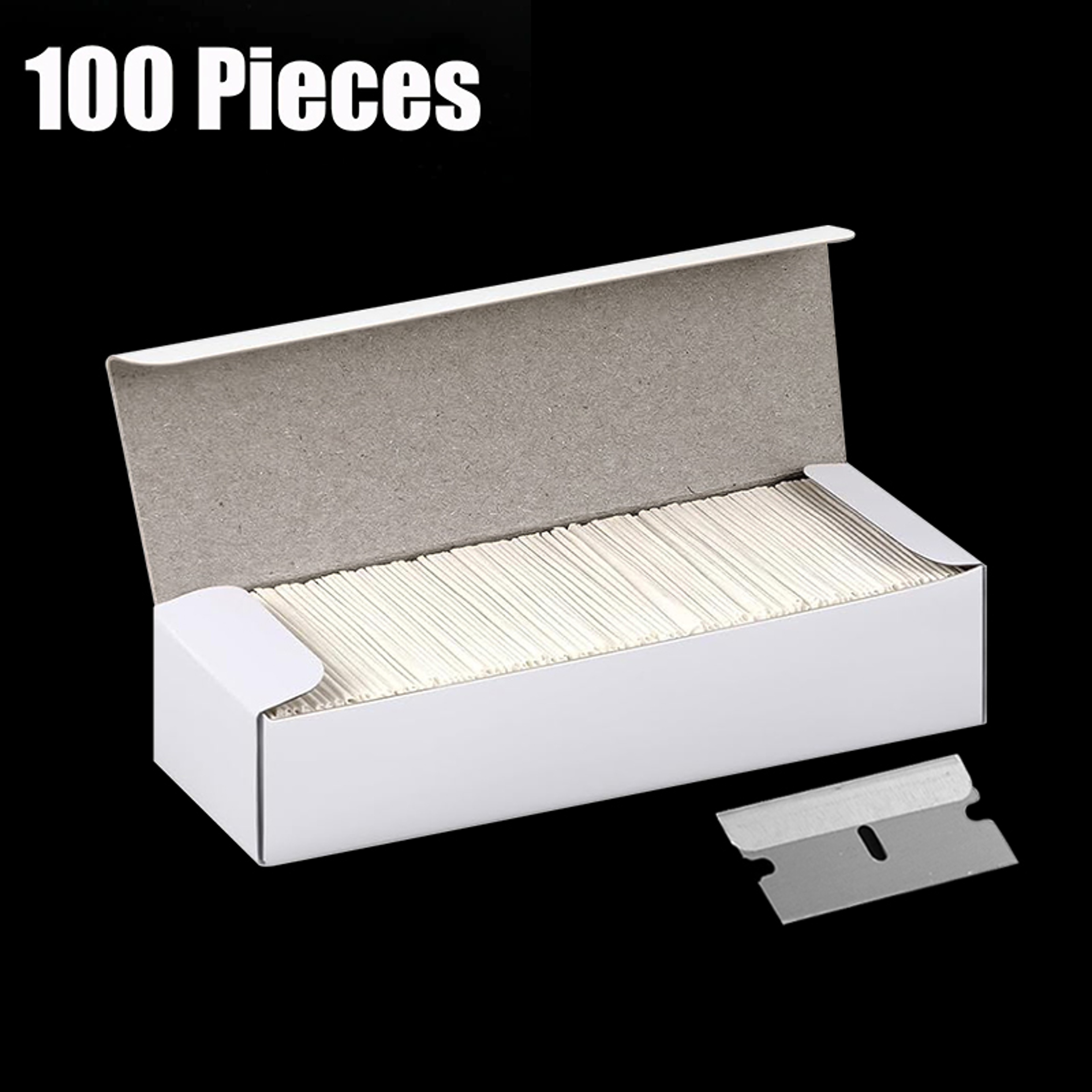 Plastic Scraper Razor Blades For Car Sticker Remover Glue Remover Window Glass Clean Scraper 6