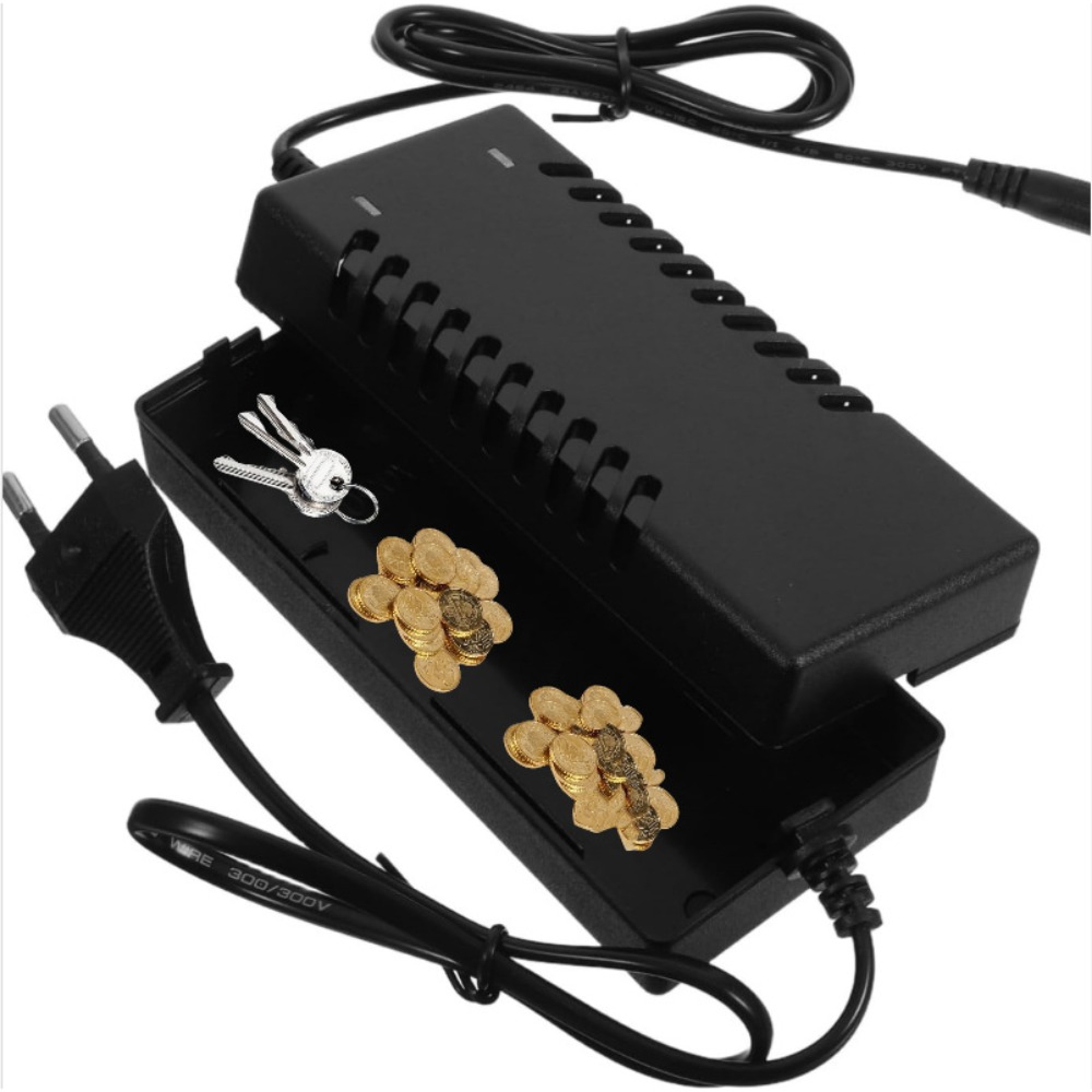 Secret Stash For Valuables Keys  Jewelry Fake Laptop Charger Hidden Storage Box 1