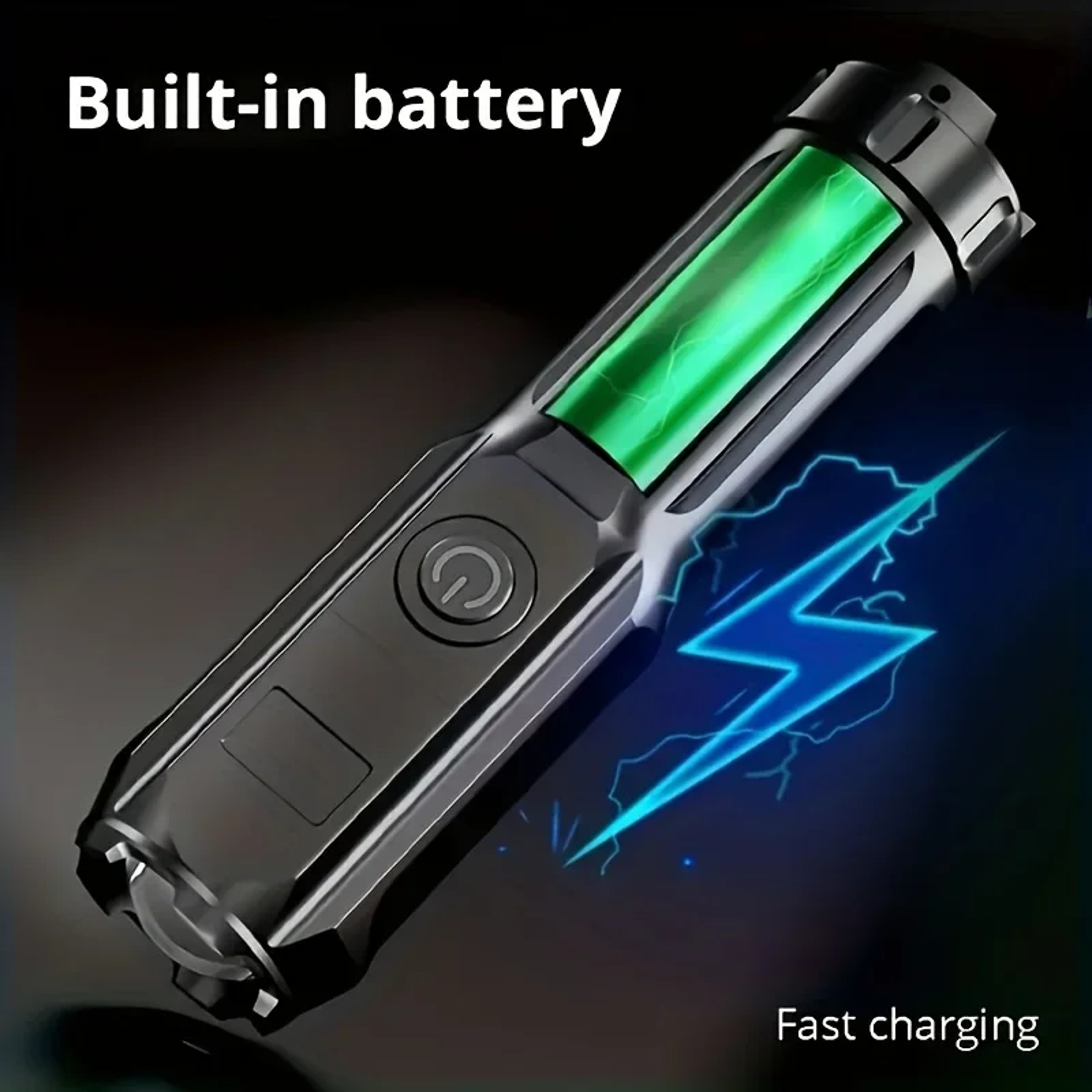 UV Flashlight Portable Zoomable Torch 3 Modes ABS For Pet Stains Fluorescent Detection Ideal For Ca 4