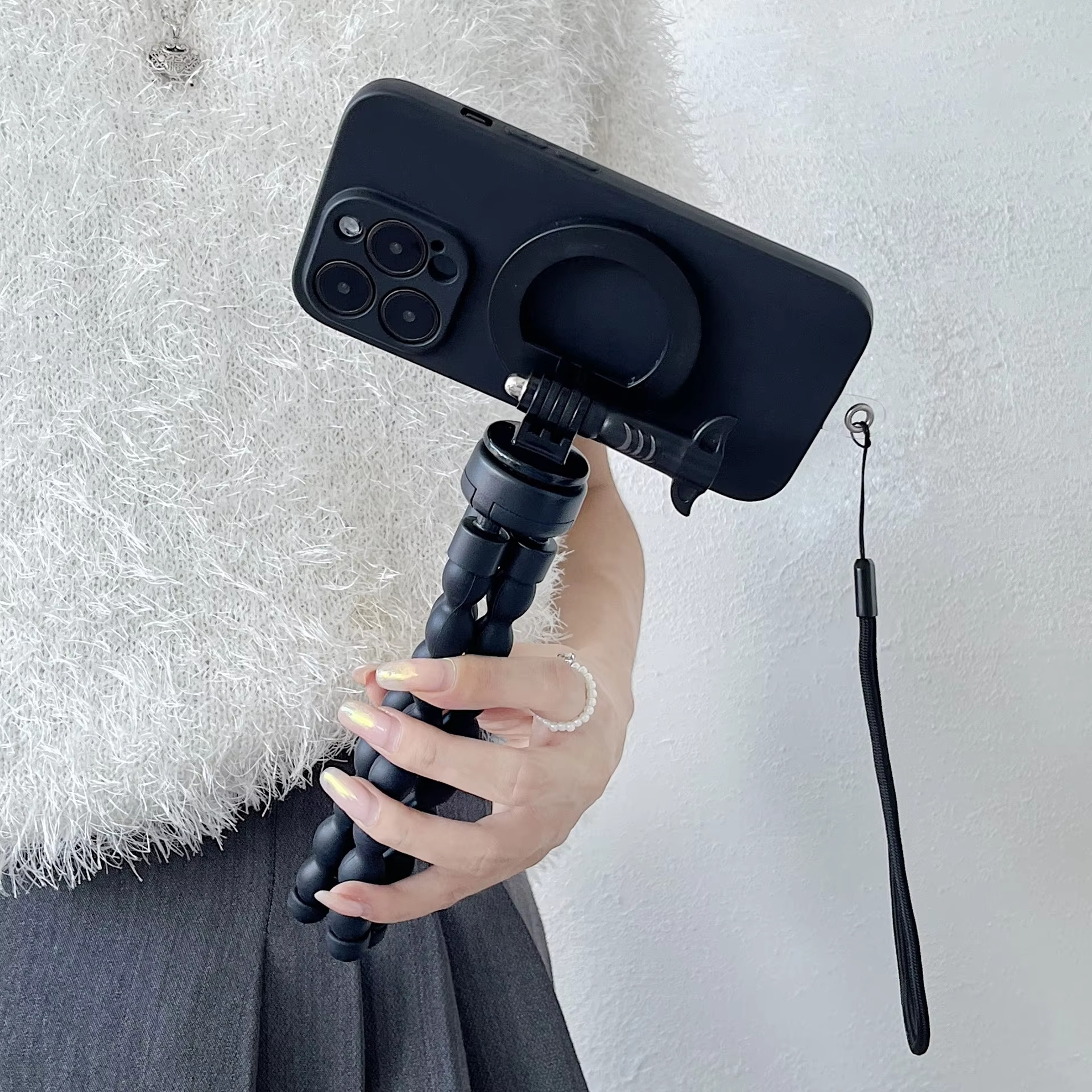 Universal Magsafe Magnetic Tripods, Smartphone Monopod, Octopus Mini Tripod for Phone Holder – view 3