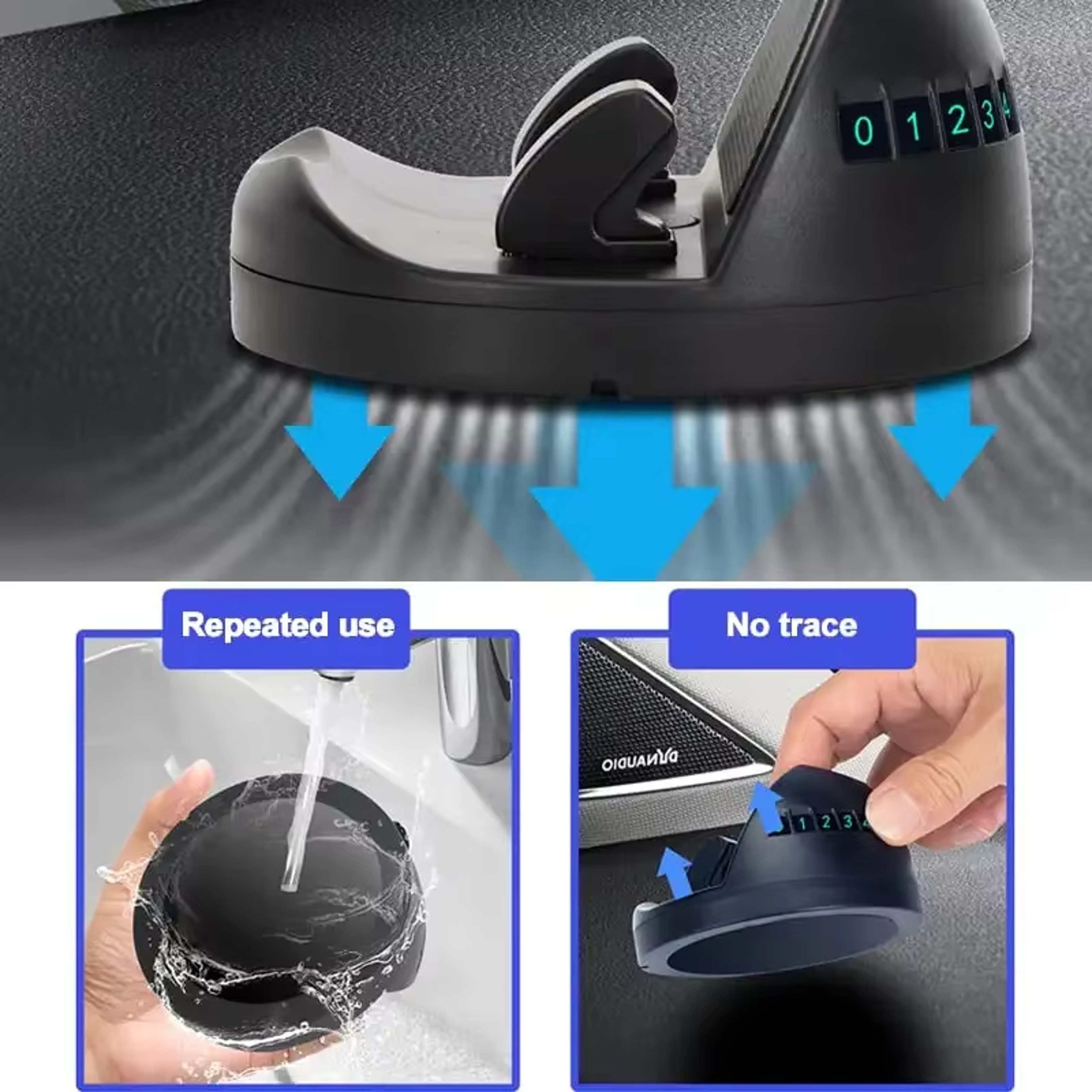 Stable Dashboard Head-Up Phone Mount, 360-Degree Rotation Car Phone Holder – view 5