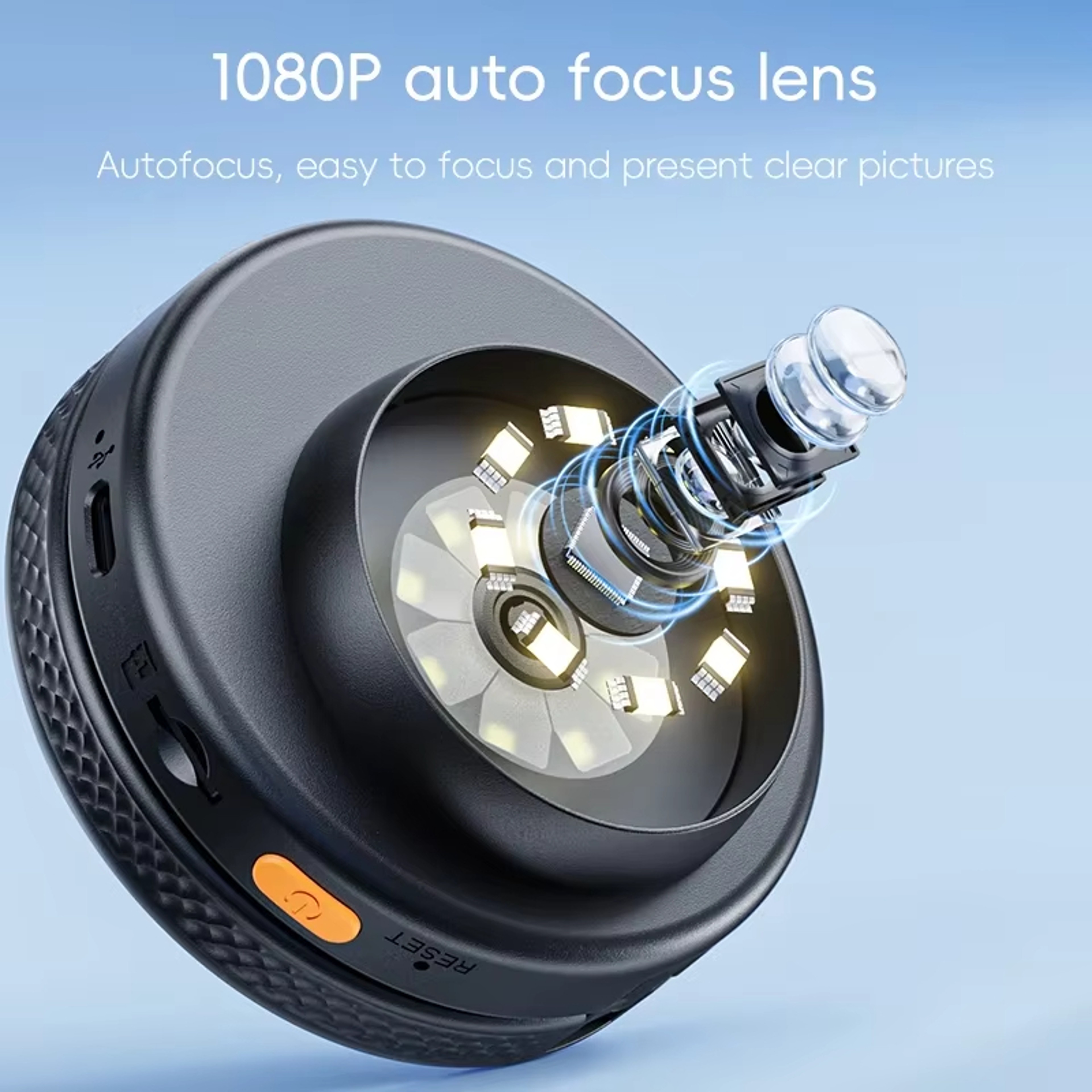 IPS Screen Digital Handheld Microscope, 500X Magnification, Foldable Design, 8 LED Light for Coins, Jewelry, Electronics – view 3