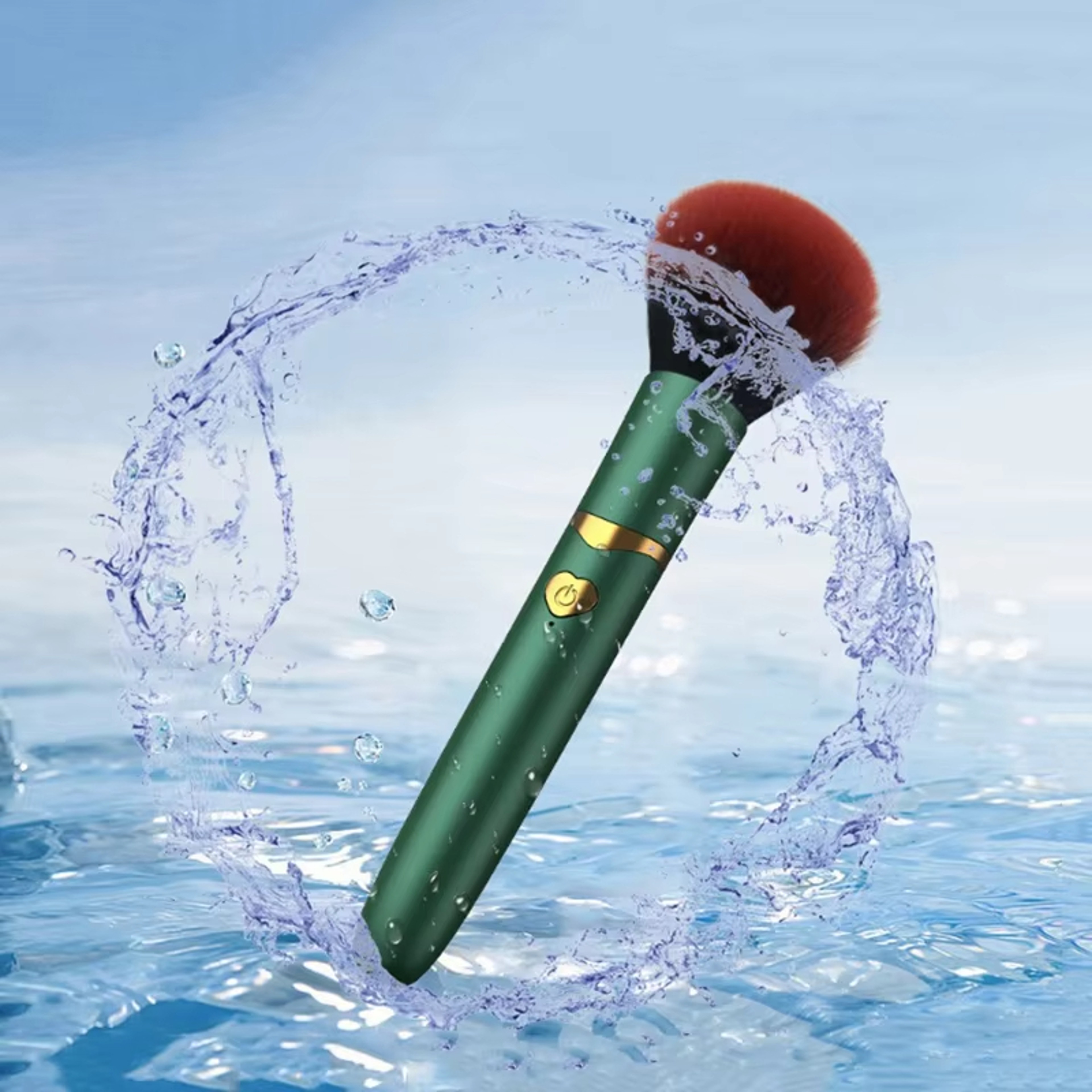 Rechargeable Electric Vibration Makeup Brush, Soft Fluffy Foundation Tool, Portable Detail Brush – view 5