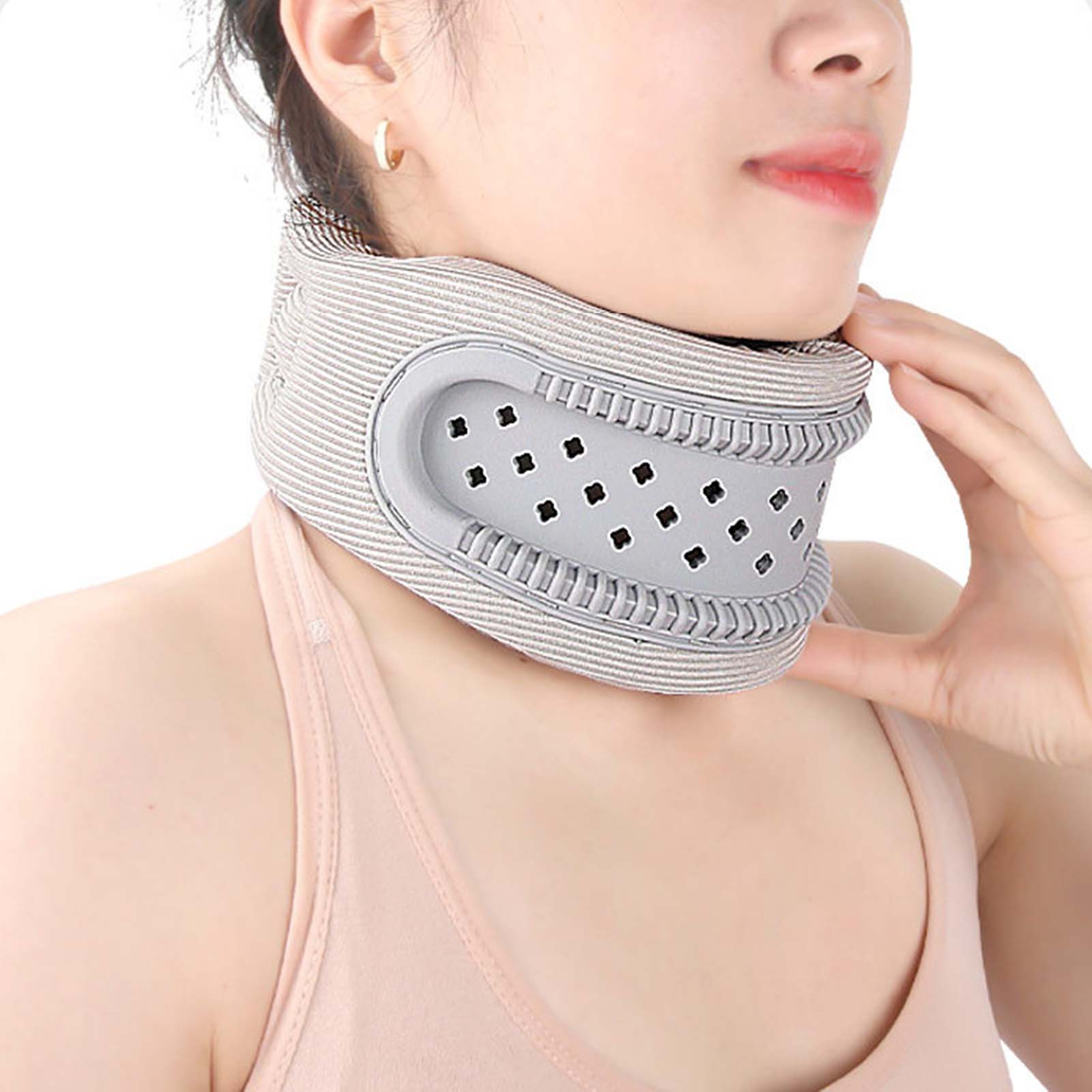 Soft Foam Neck Support Wraps, Stabilizes and Relieves Pressure, Neck Braces Protector for Comfort – view 1