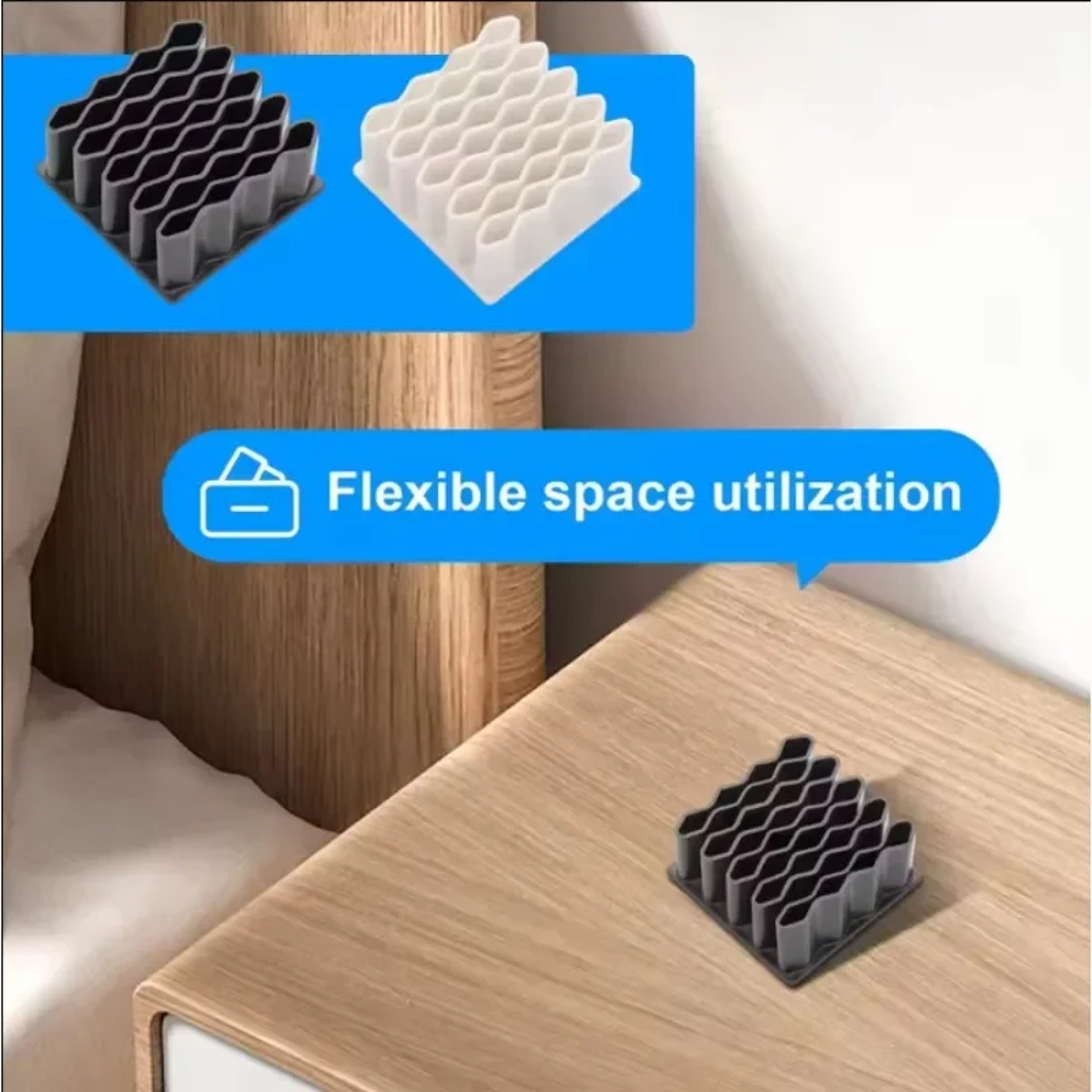 Silicone Desktop Organizer Tray For Cosmetic Storage Multi Purpose Pen Holder Desk Organizer Stand 1