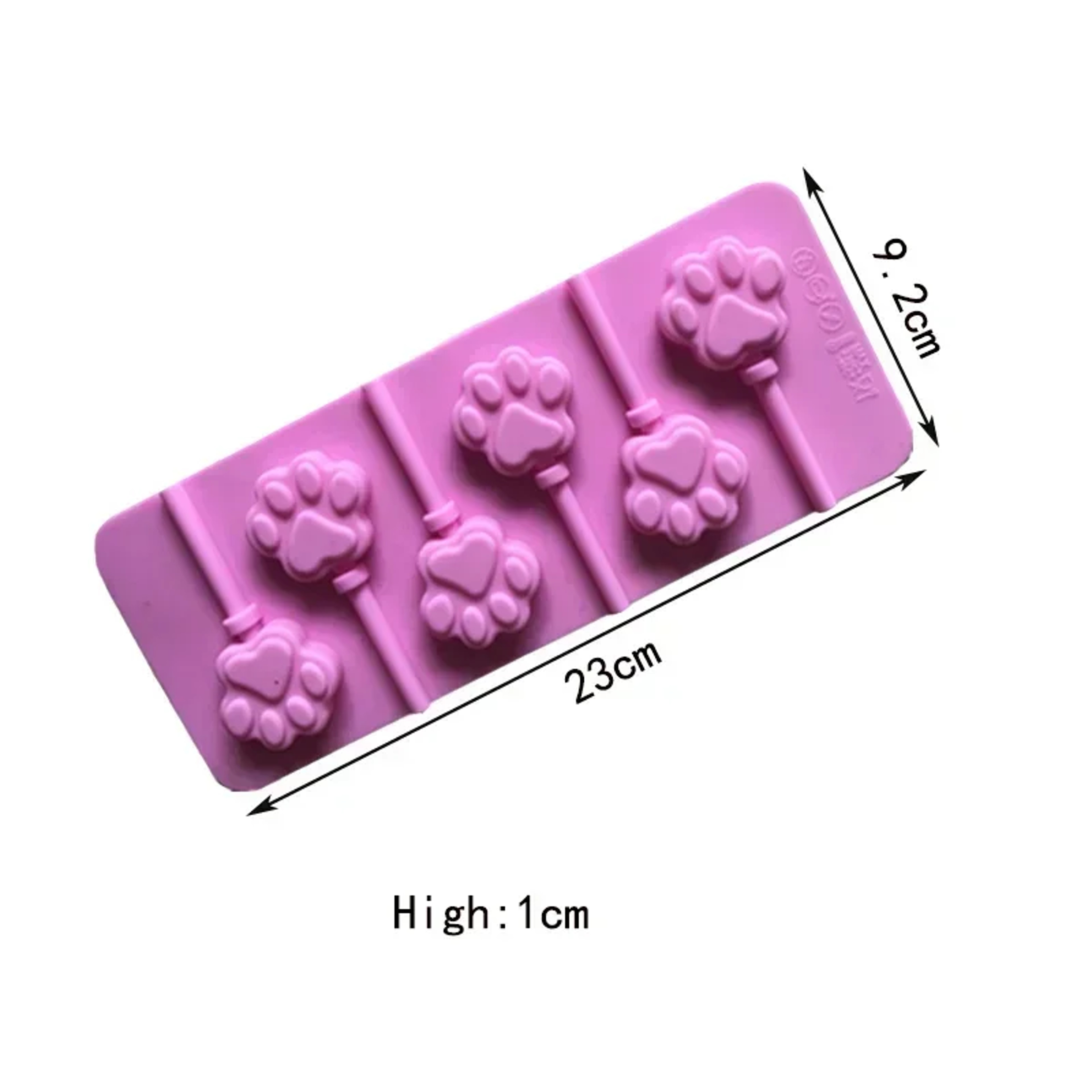 DIY 3D Cat Dog Paw Silicone Mold for Chocolate, Lollipop, and Pastry Baking – view 6