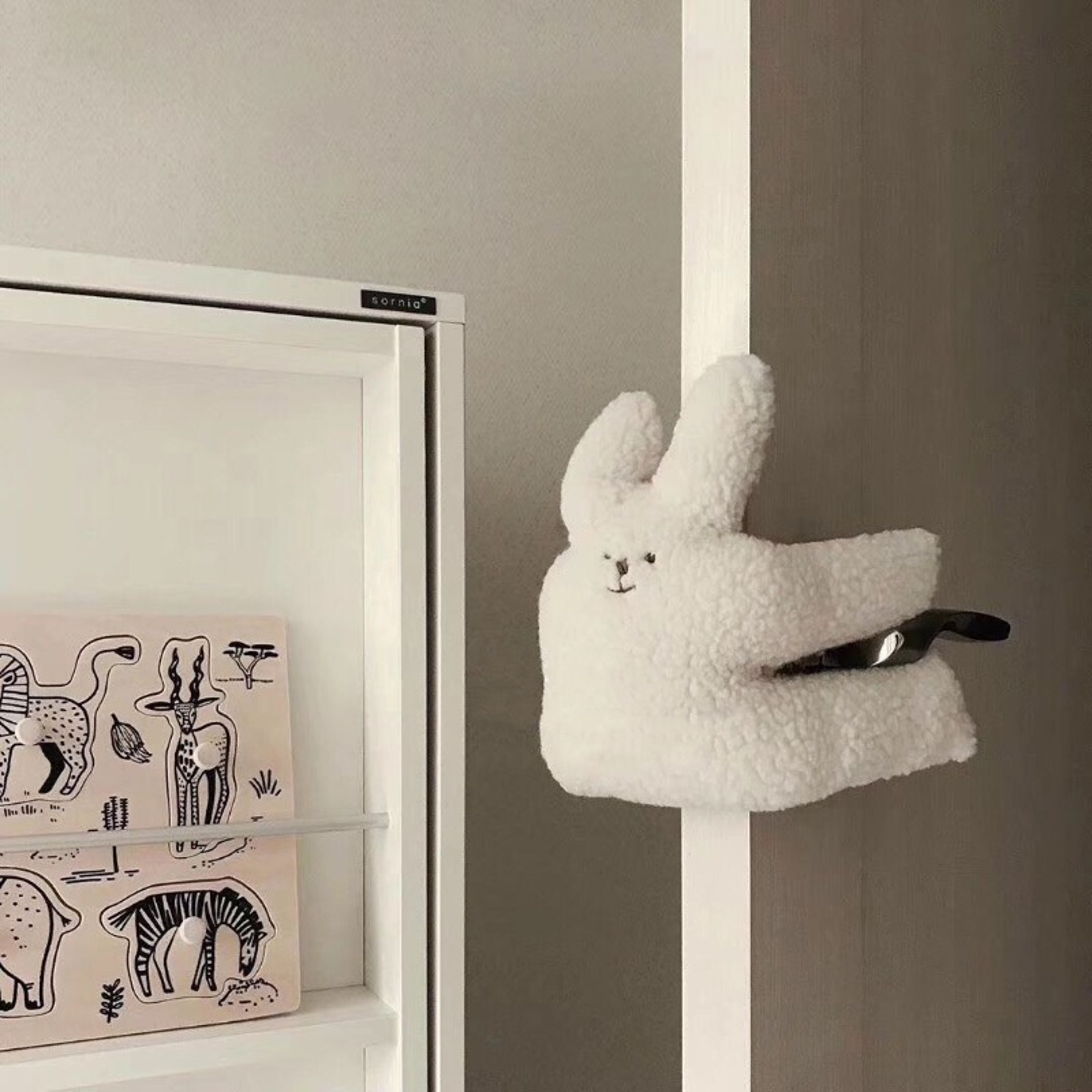Baby Anti Pinch Hand Animal Door Stopper Cute Cartoon Plush Design Home Safety Wedge For Kids 1