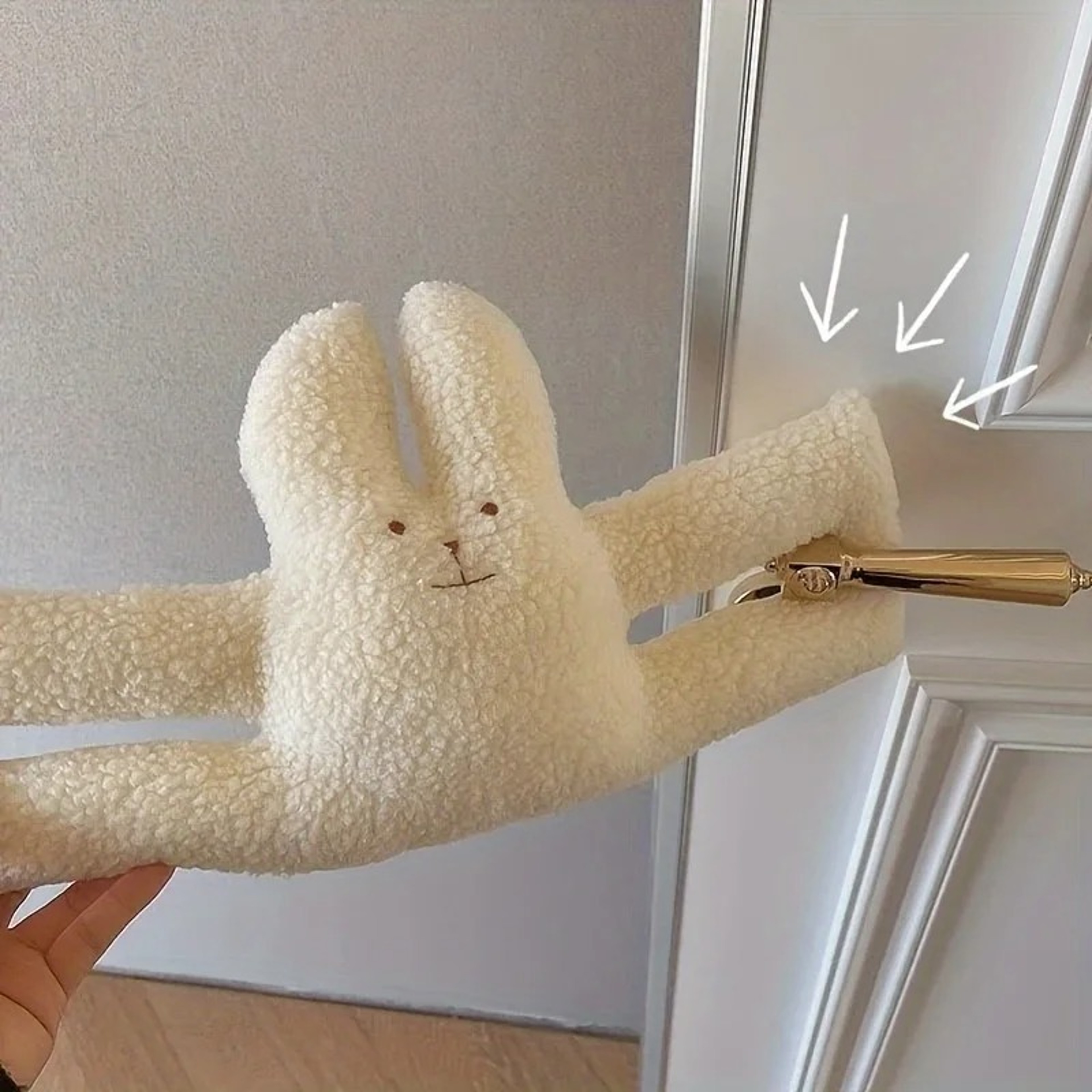 Baby Anti Pinch Hand Animal Door Stopper Cute Cartoon Plush Design Home Safety Wedge For Kids 4