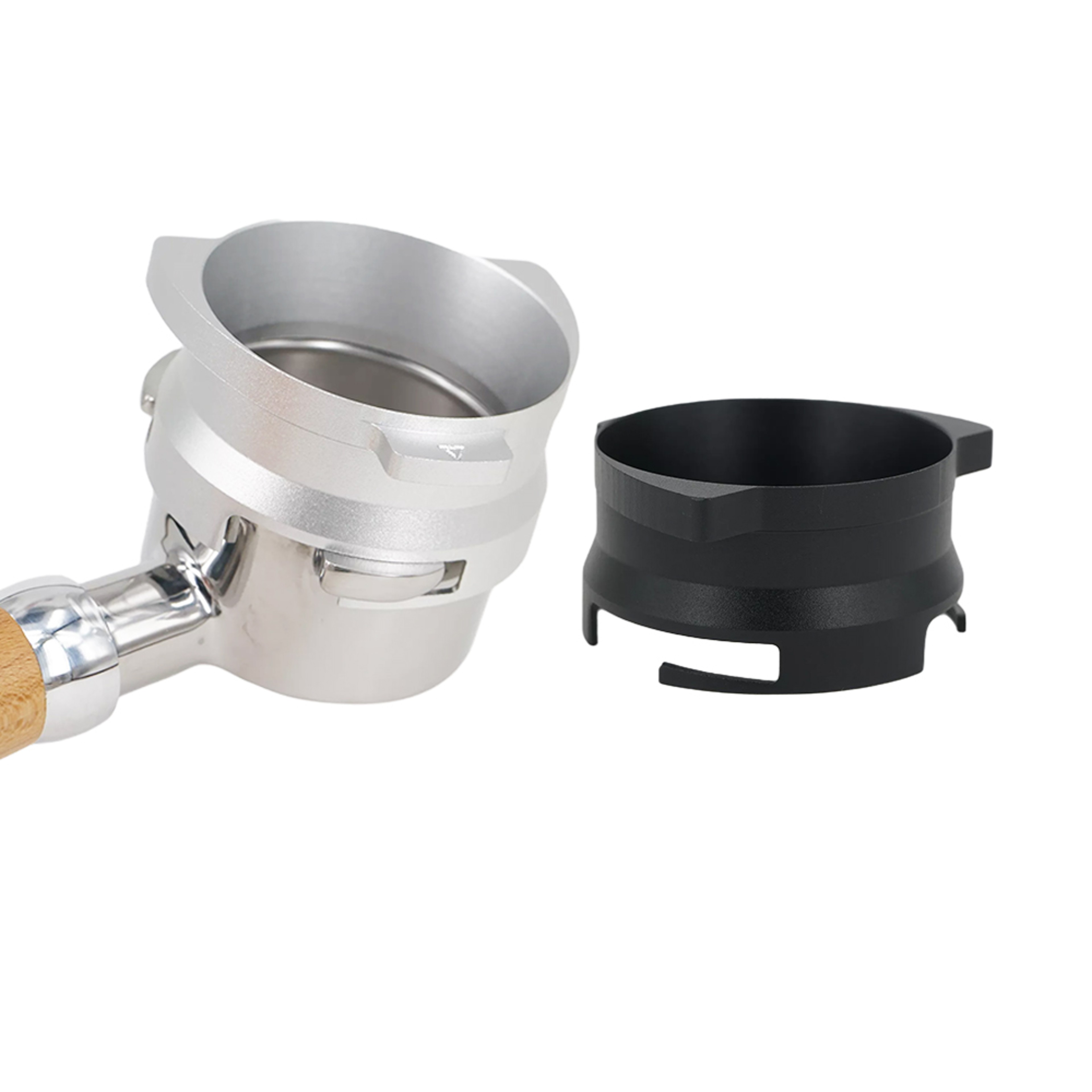 Coffee Powder Receiver Funnel, Rotatable Aluminum Alloy Coffee Dosing Ring, Accessory for Breville Machines – view 4