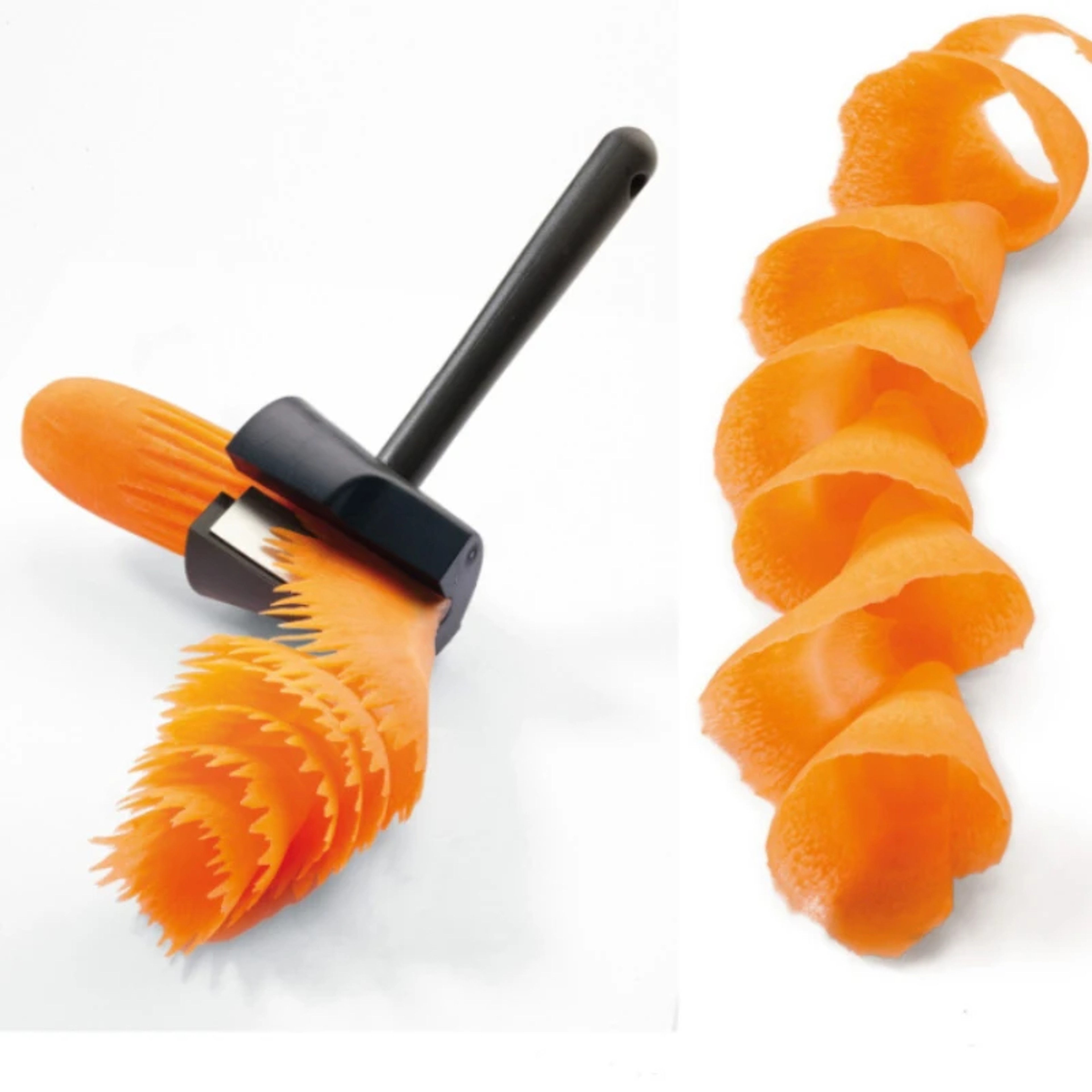 Wave Type Shredder Plastic Slicers for Vegetables and Fruits, Spiral Cutter, Kitchen Tool Peeler – view 1
