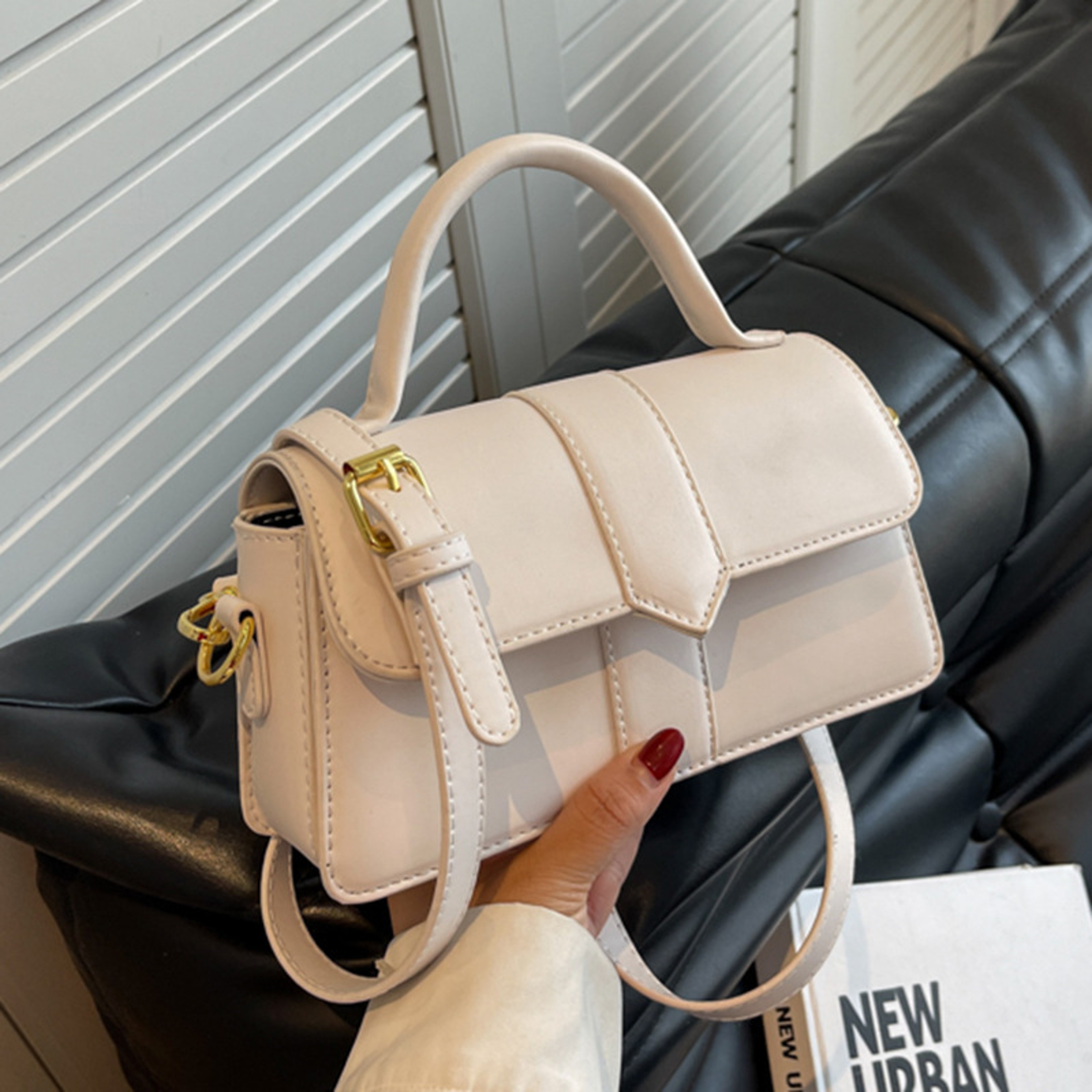 HighGrade PU Leather Messenger Bags Fashion Women Crossbody Handbags 4