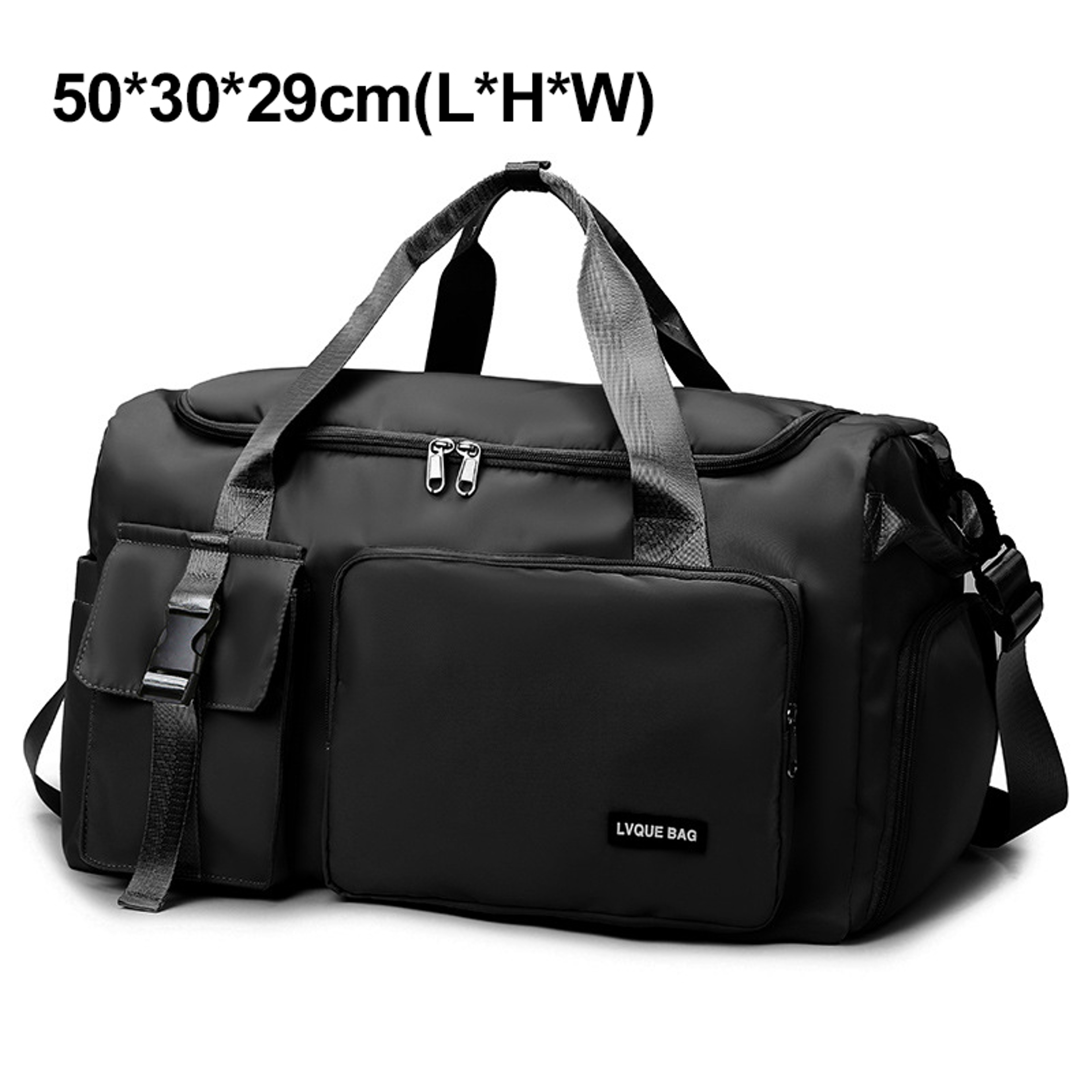 Fitness Sports Gym Bag for Women, Wet Dry Travel Duffel, Crossbody Shoulder Handbag – view 9