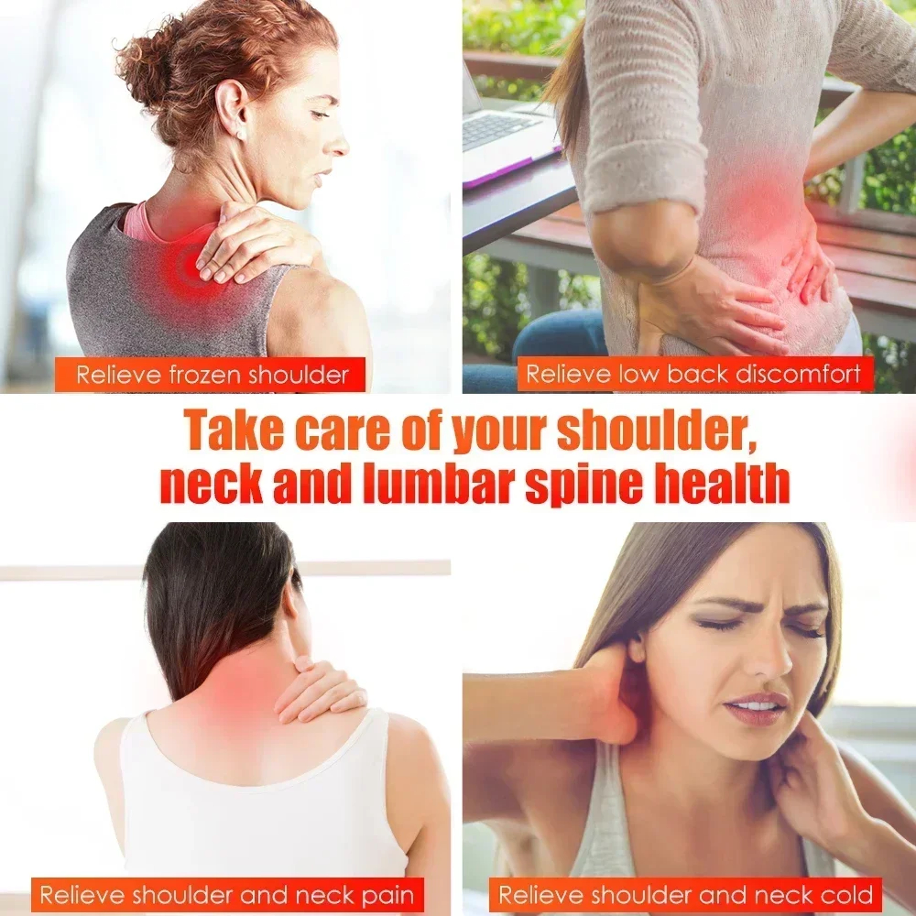 Magnetic Self-heating Massage Warm Back Support Vest, Shoulder Spine Posture Correction, Magnetic Heating Vest Home Use – view 3