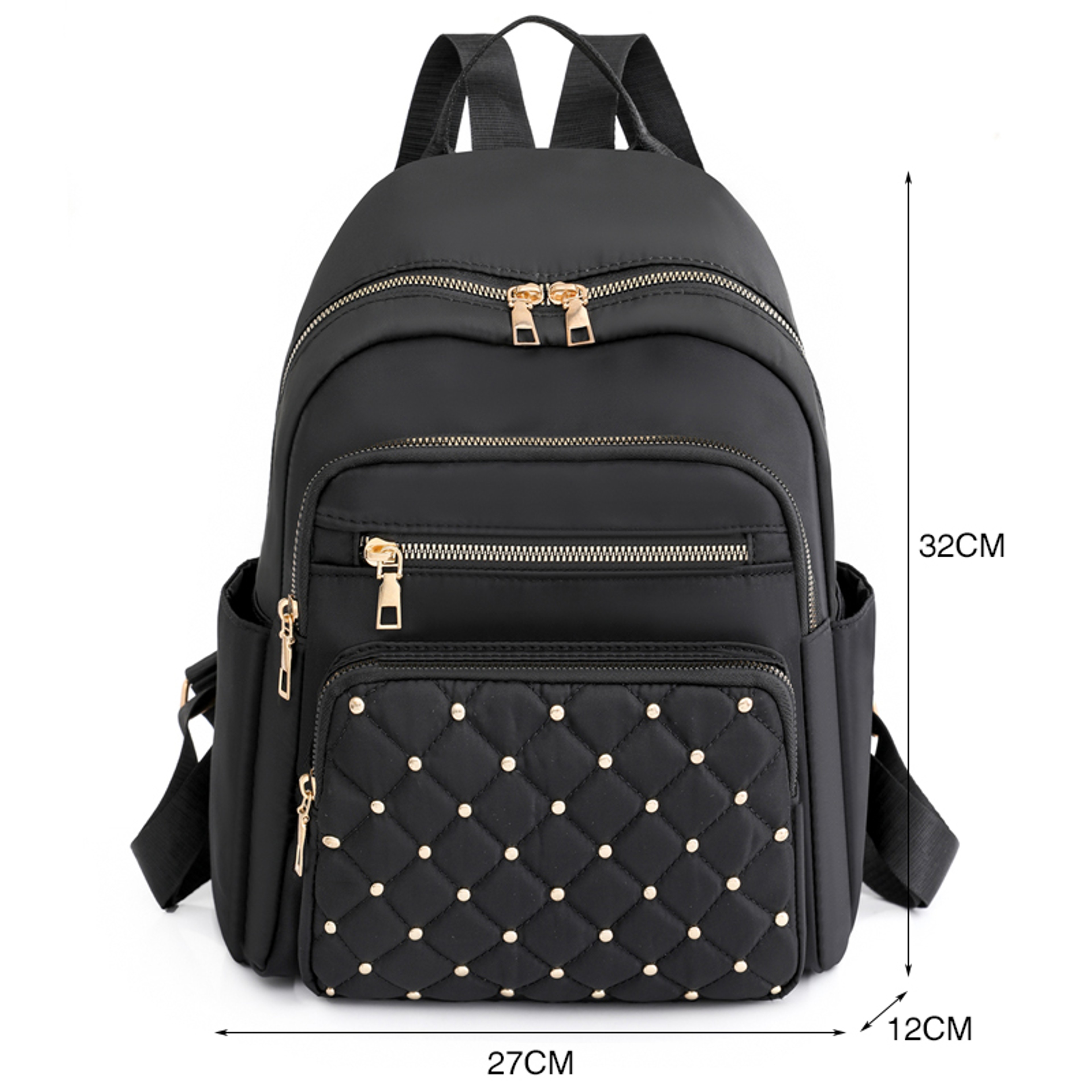 HighQuality Nylon Backpack Fashion Women Travel Bag Large School Backpack For Teenage Girls 2