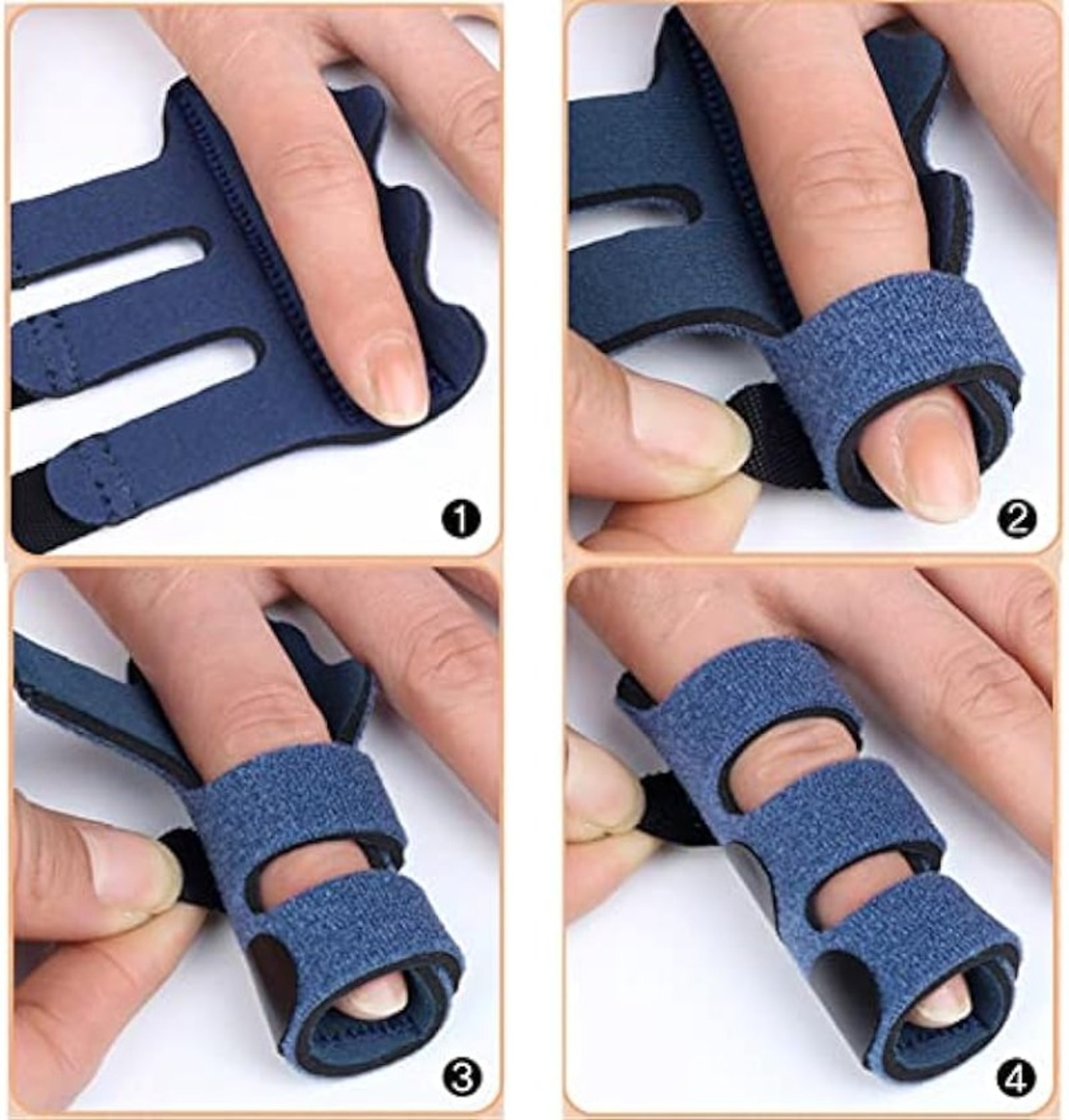 Adjustable Pain Relief Trigger Finger Splint Fracture Corrector Brace For Sprain  Dislocation Suppo 0