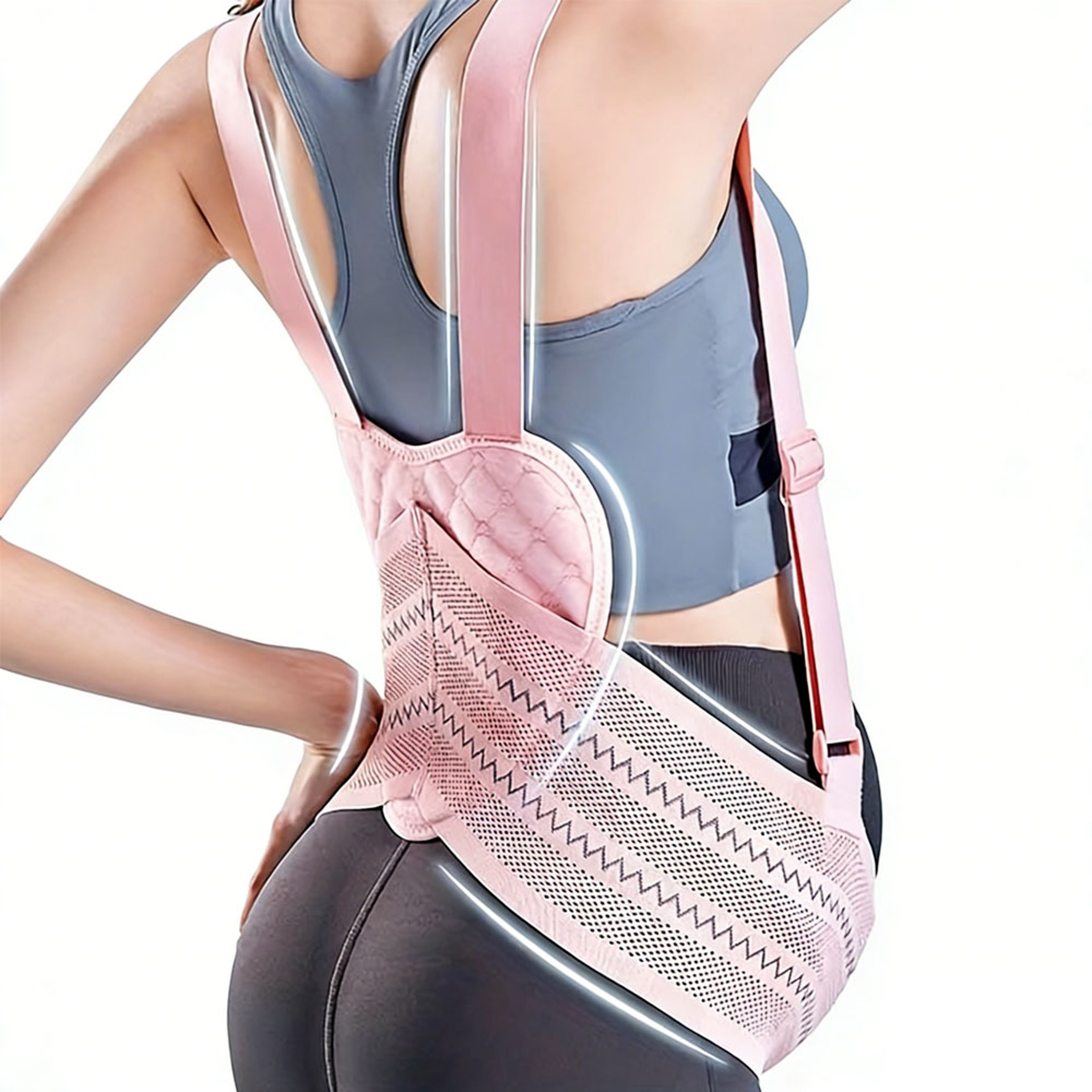 Adjustable Maternity Support Belt For Lower Back Breathable Belly Support Band 0
