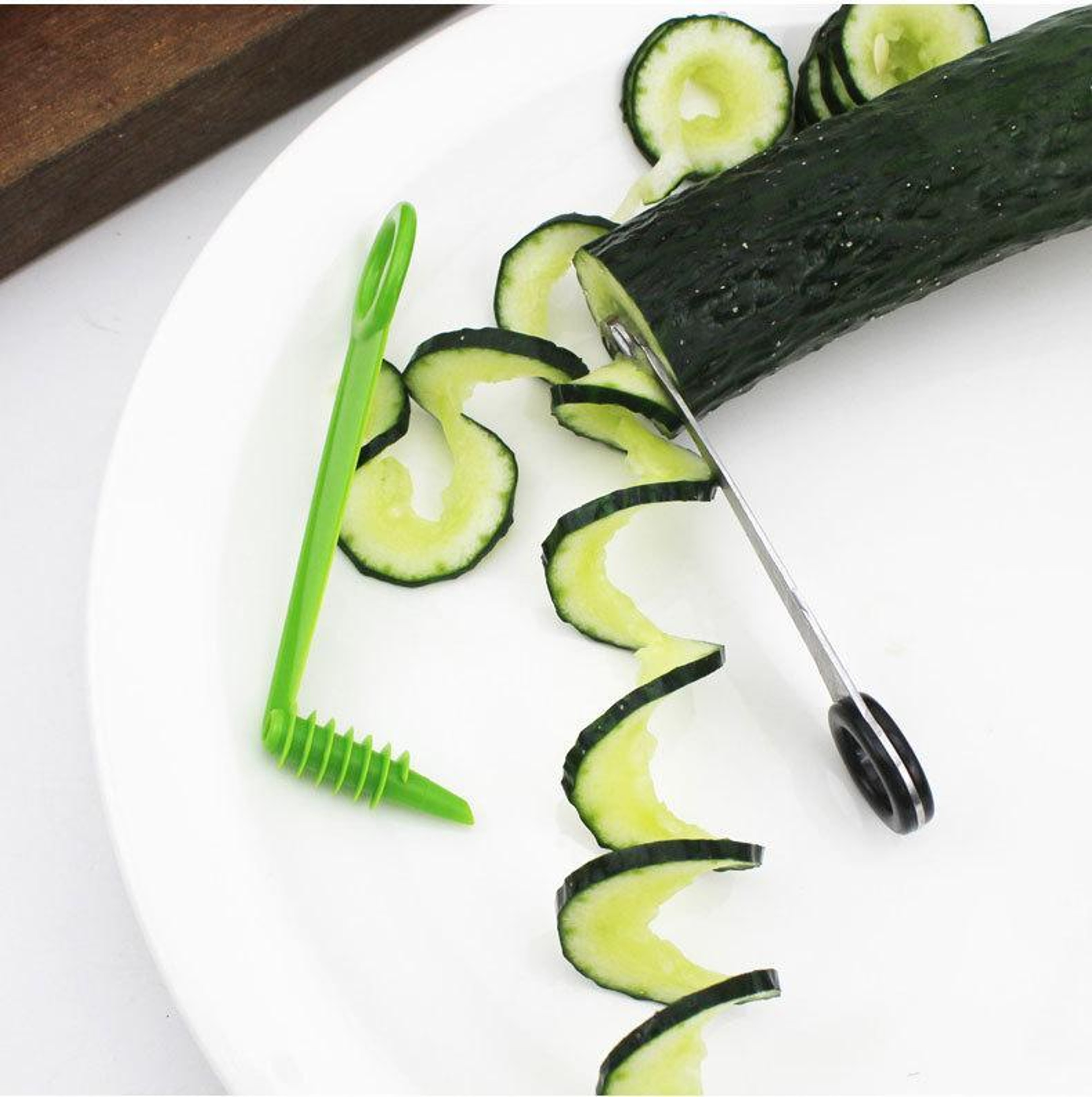 Spirals Cutter For Veggies Stainless Steel Multifunctional Spiral Cutter Manual Screw Slicers For P 3