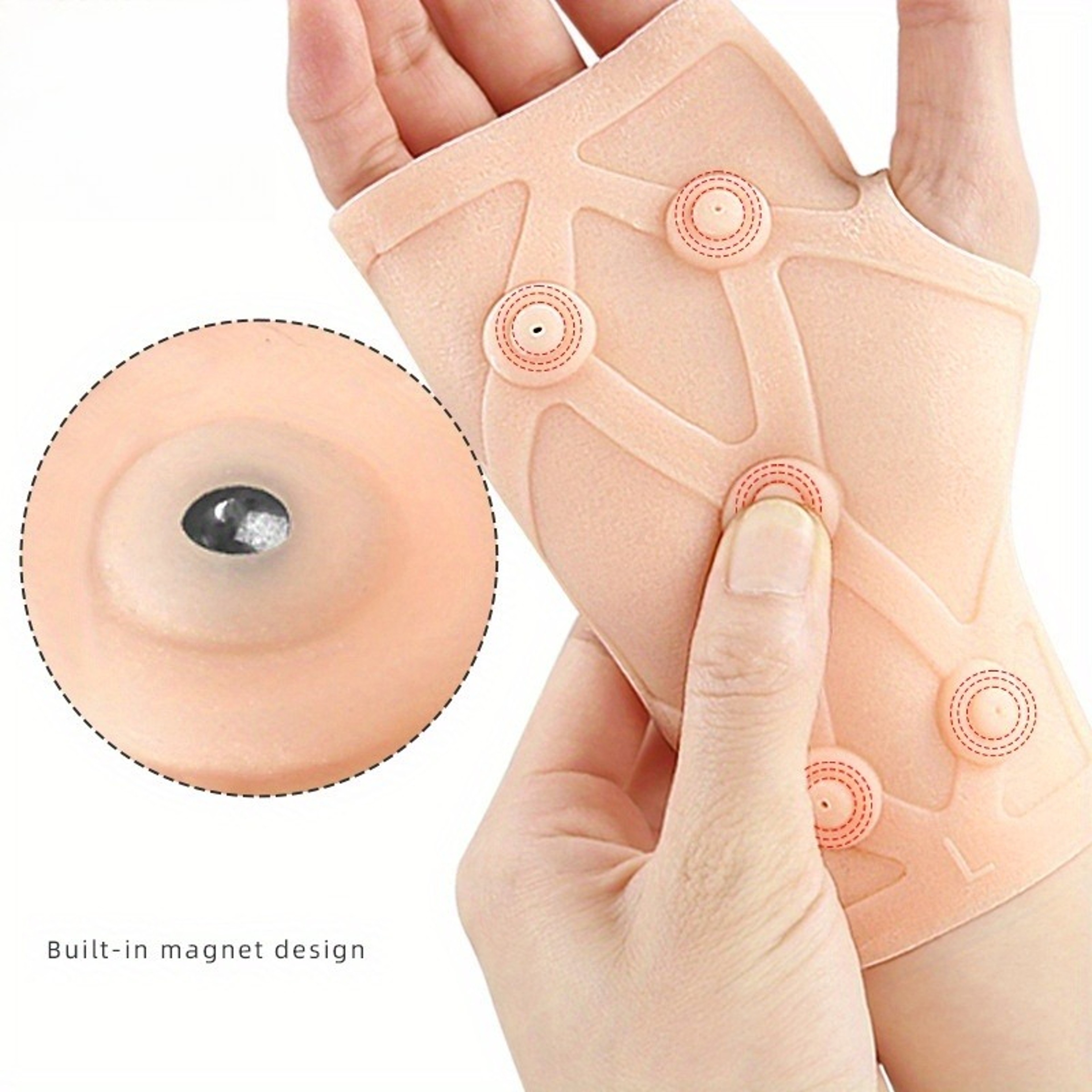 Pain Relief Silicone Glove Protector, Alleviates Carpal Tunnel Syndrome and Tendinitis Pain – view 1