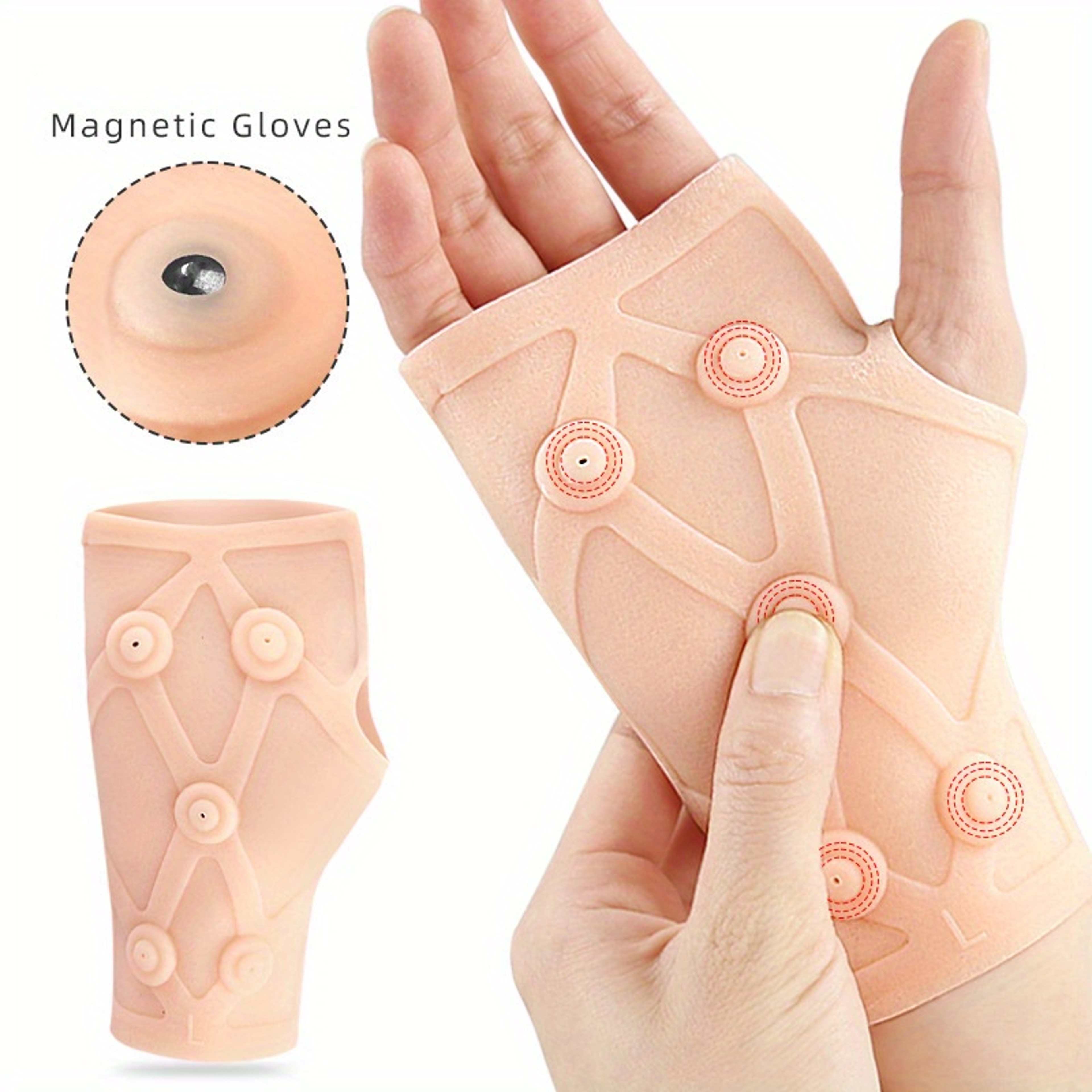 Pain Relief Silicone Glove Protector, Alleviates Carpal Tunnel Syndrome and Tendinitis Pain – view 3