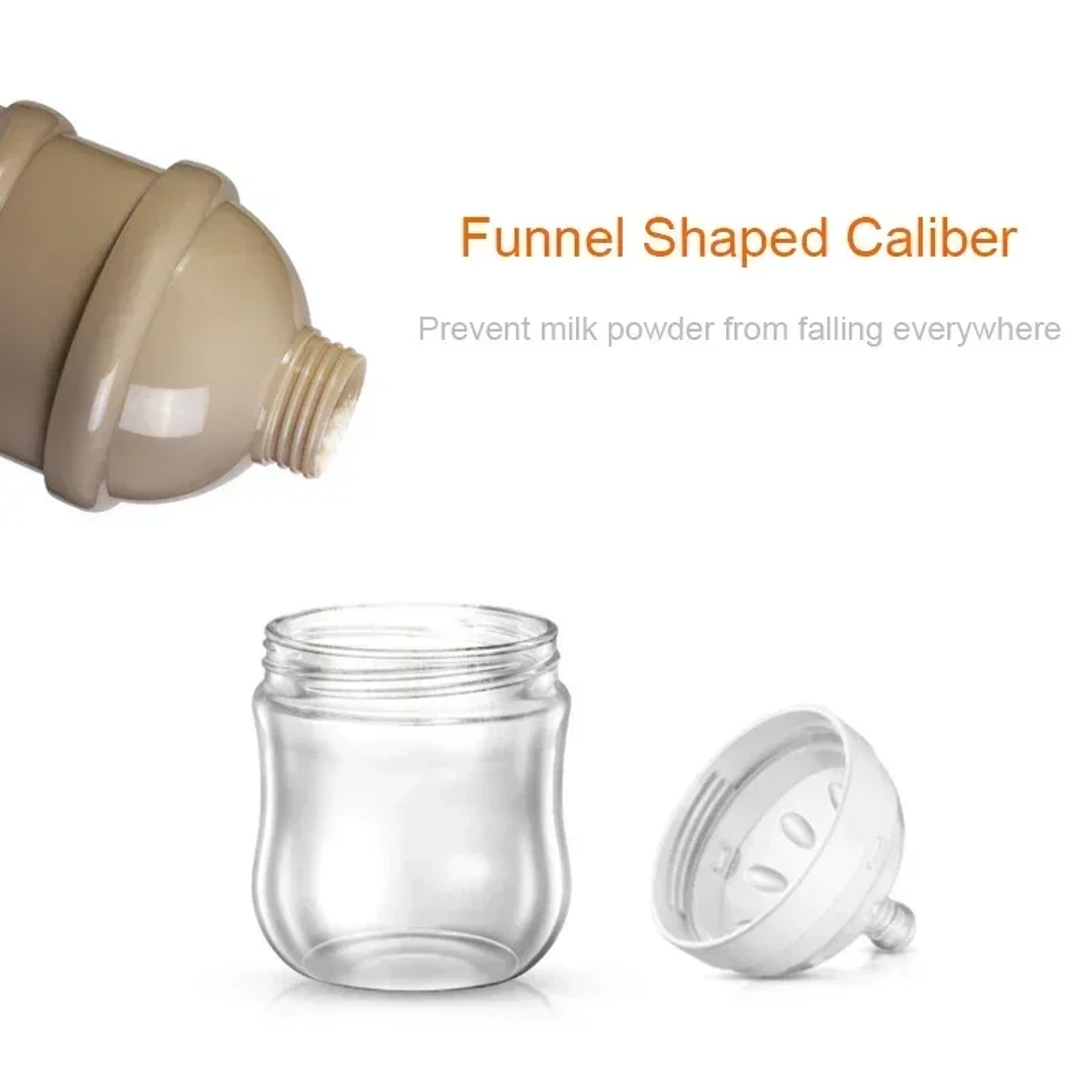 Portable Milk Powder Box For Toddlers Convenient 3Tier Travel Snack Container 2