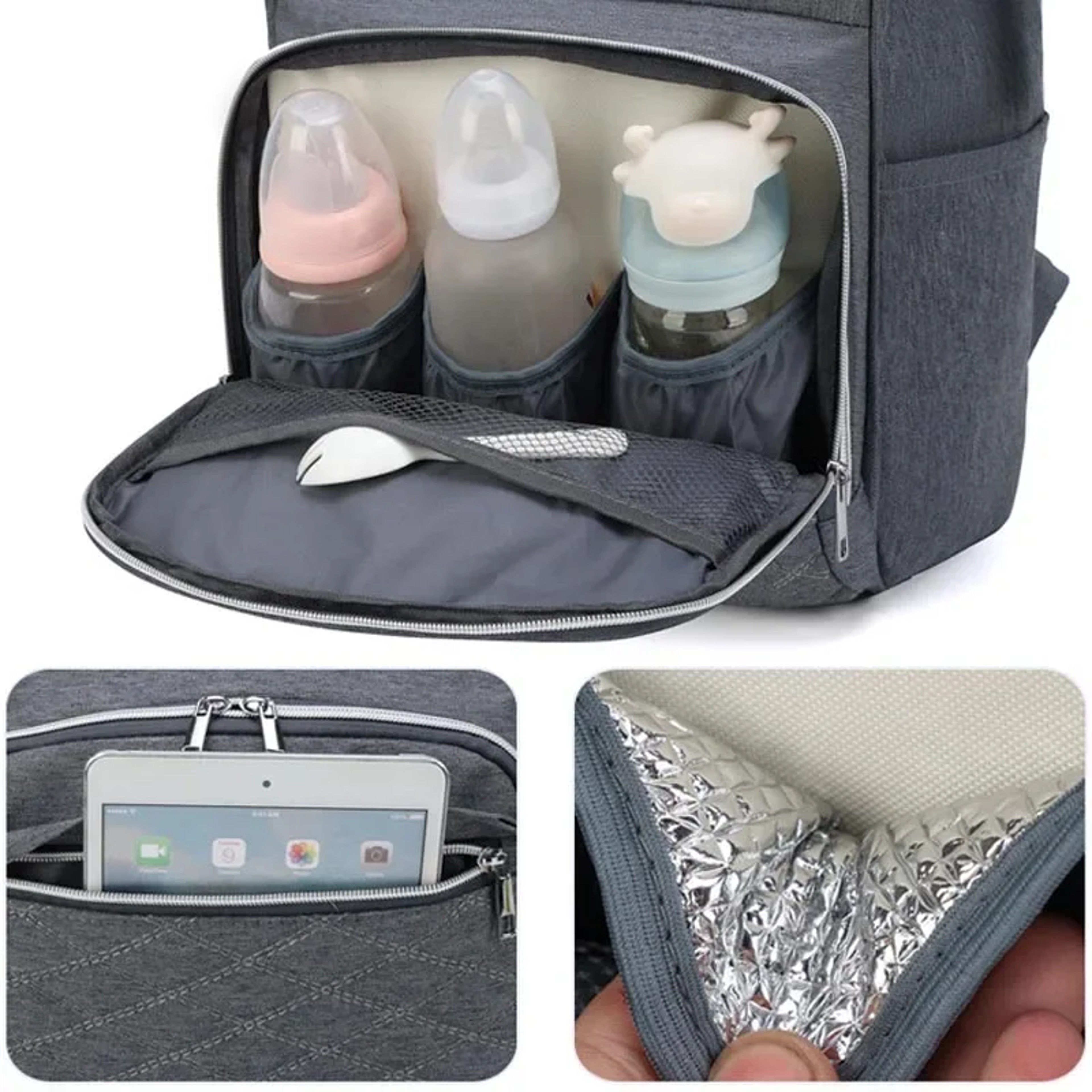 Large Capacity Mommy Diaper Bags Convenient Baby Nursing Bag Baby Stroller Hanging Backpack With Ch 2