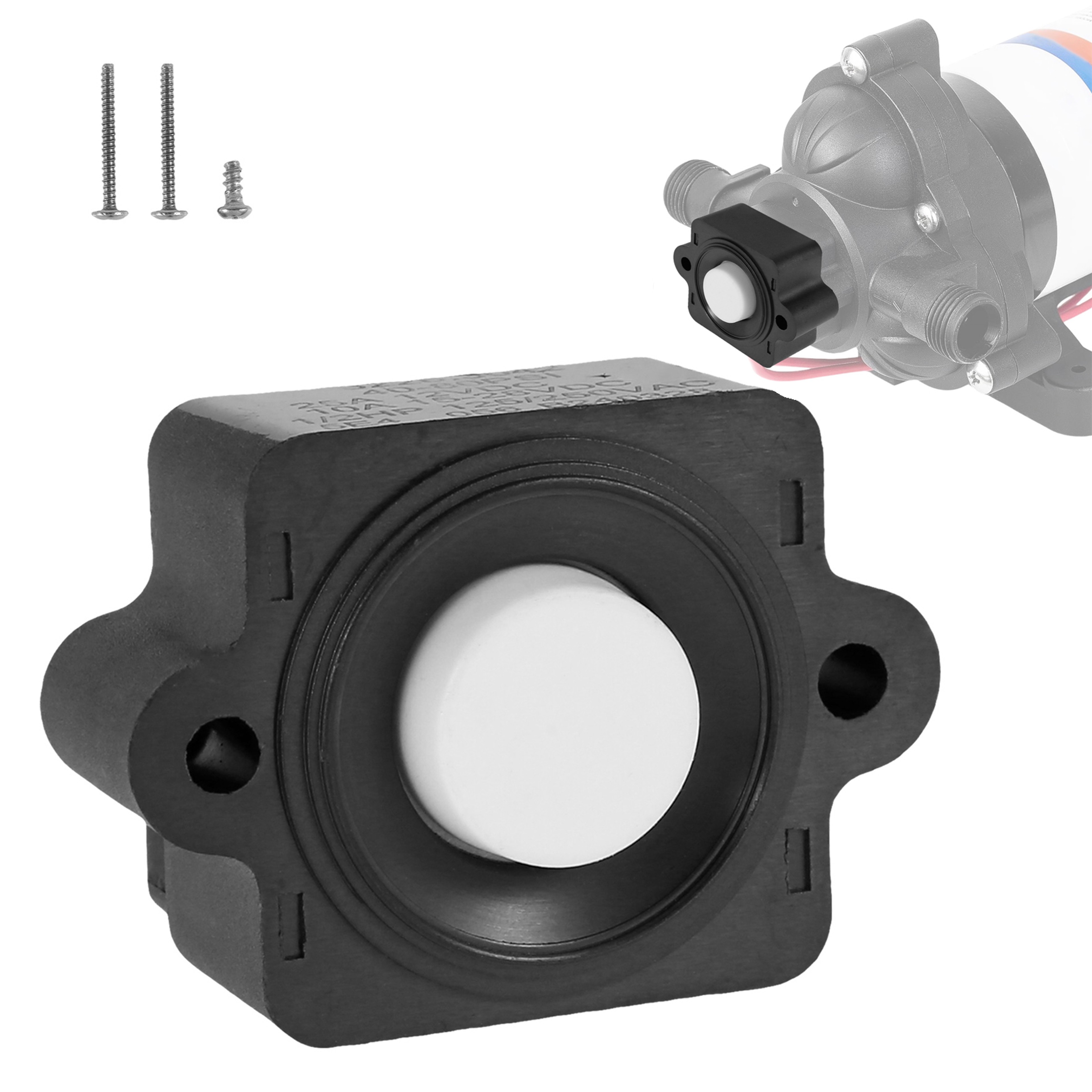 Waterproof RV Diaphragm Pump Pressure Switch Kit, 40-80PSI Pump Switch Assembly – view 1