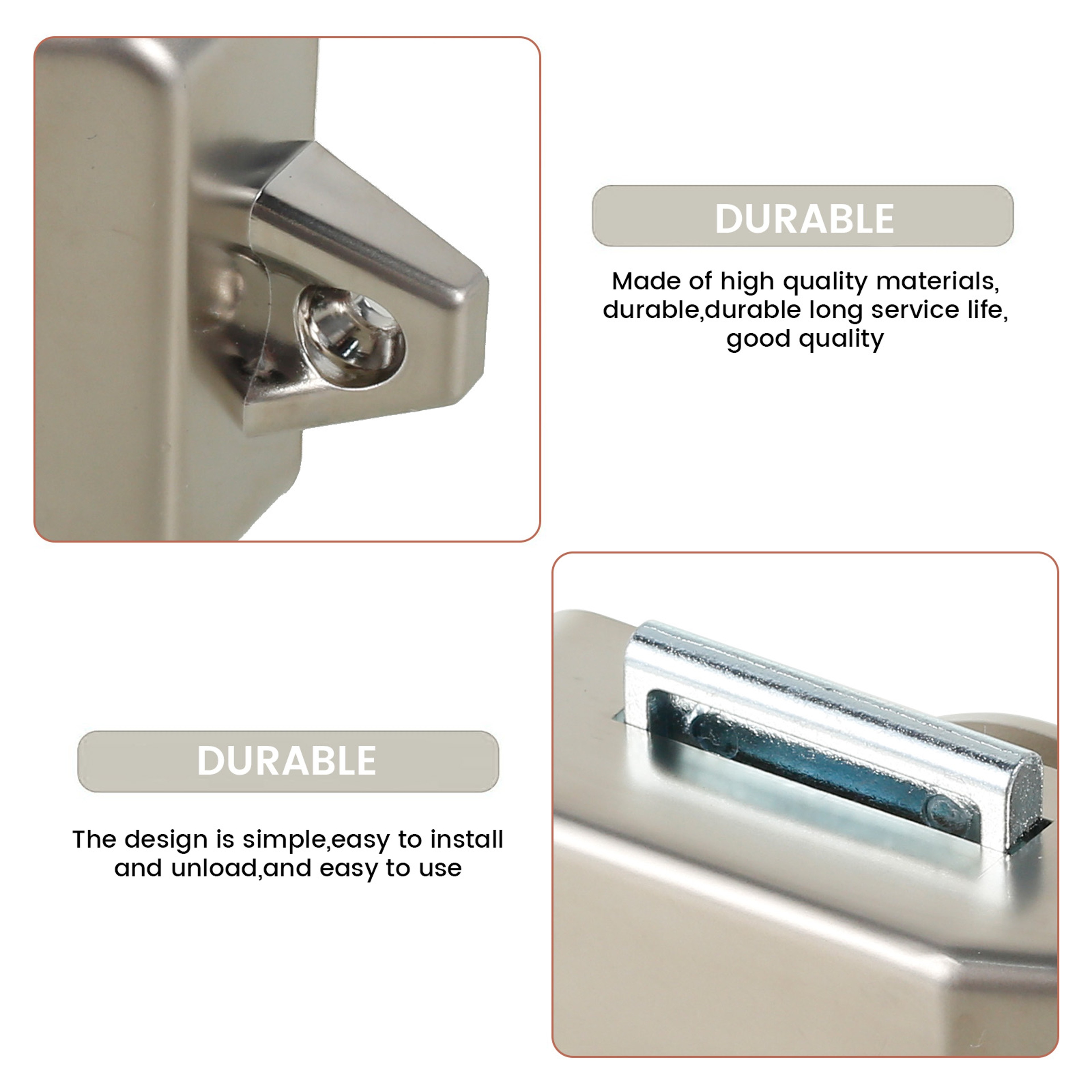 Elegant Push Button Latch Door Catch For Cabinet Keyless Cupboard Locks For RV Drawer 1