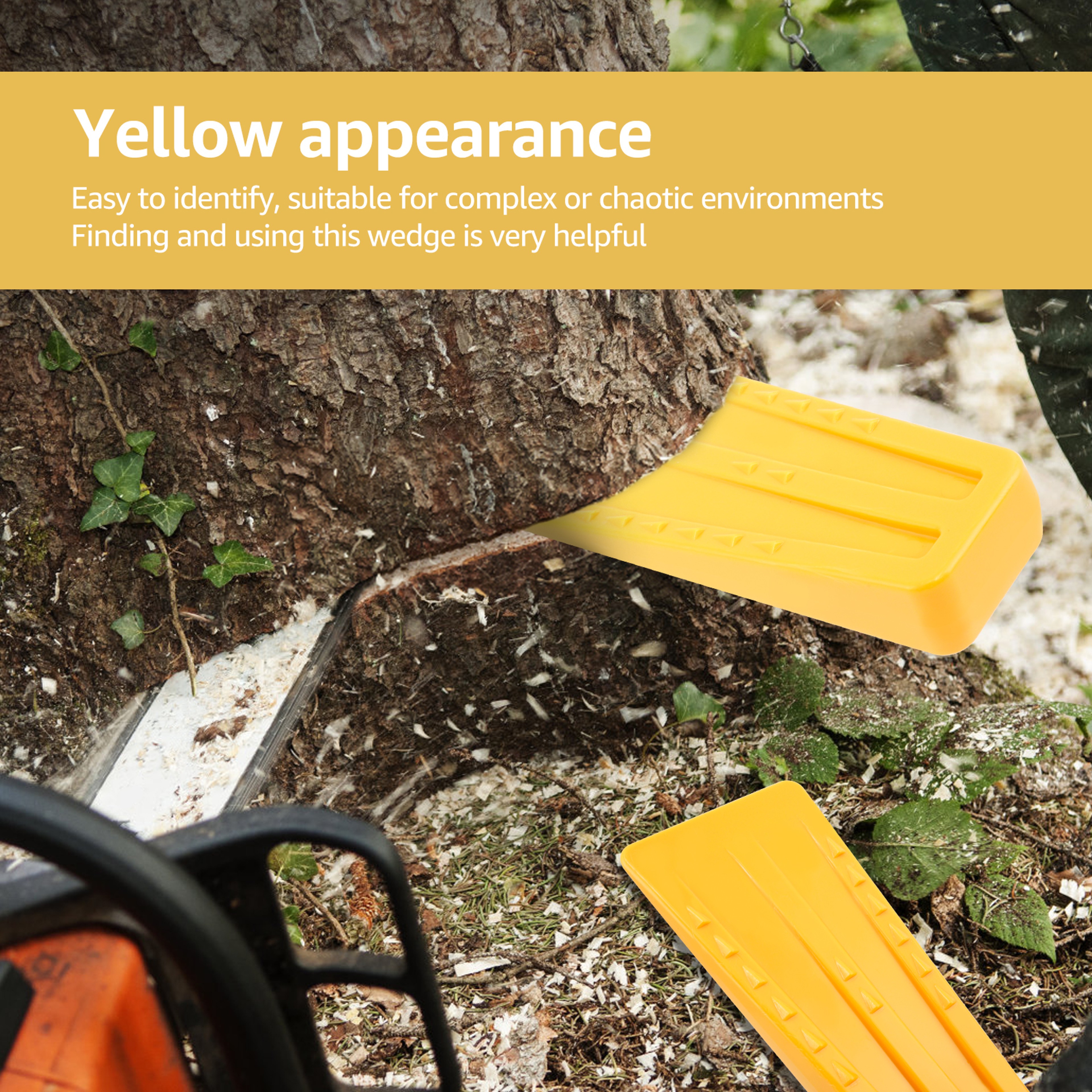Plastic Chainsaw Felling Wedges Wear Resistant Tree Safety Cutting Wedge Logging Supplies For Wood  1