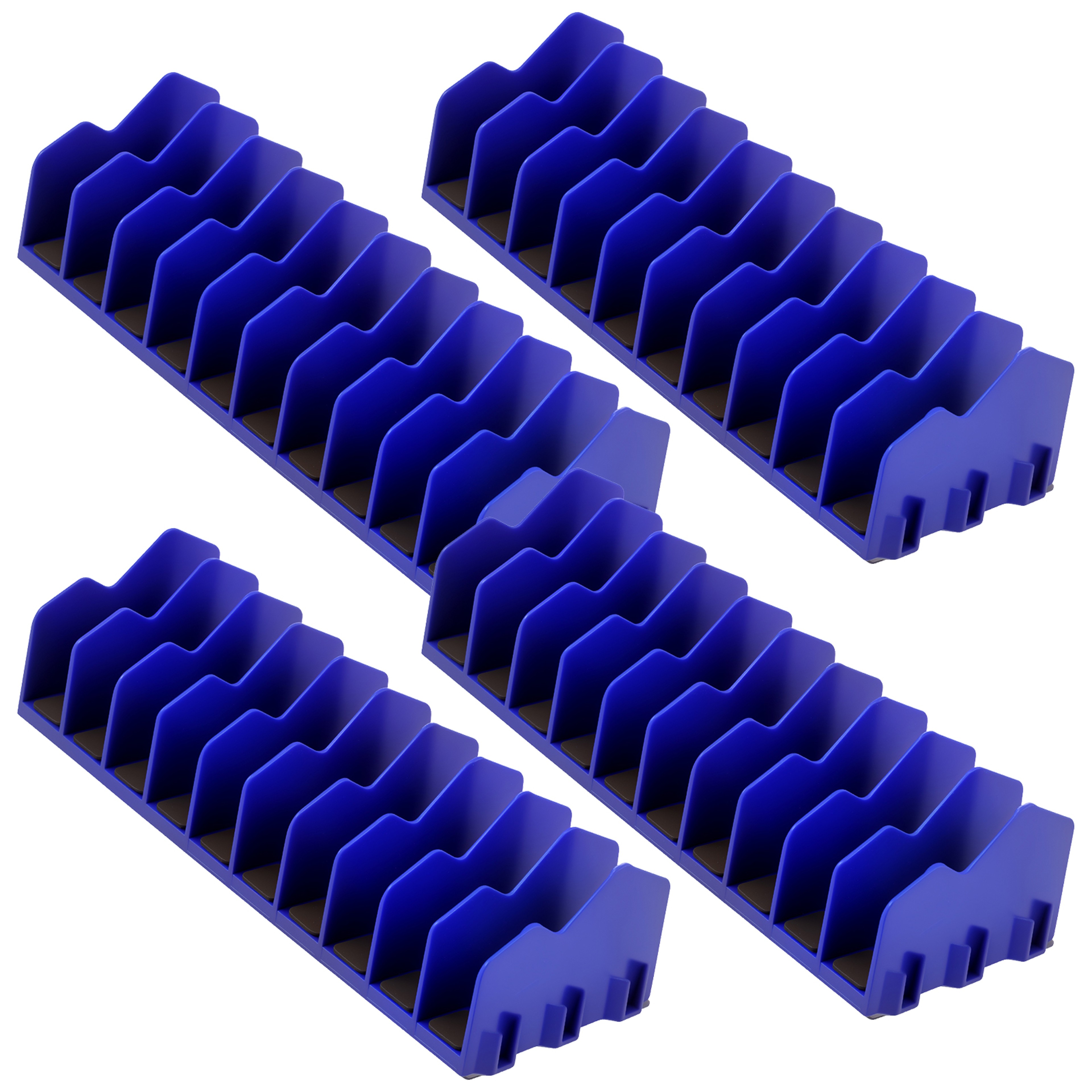Plastic Tool Rack Plier Organizer With Nonslip Rubber Base Space Saving Toolbox For Wrenches Cutter 5