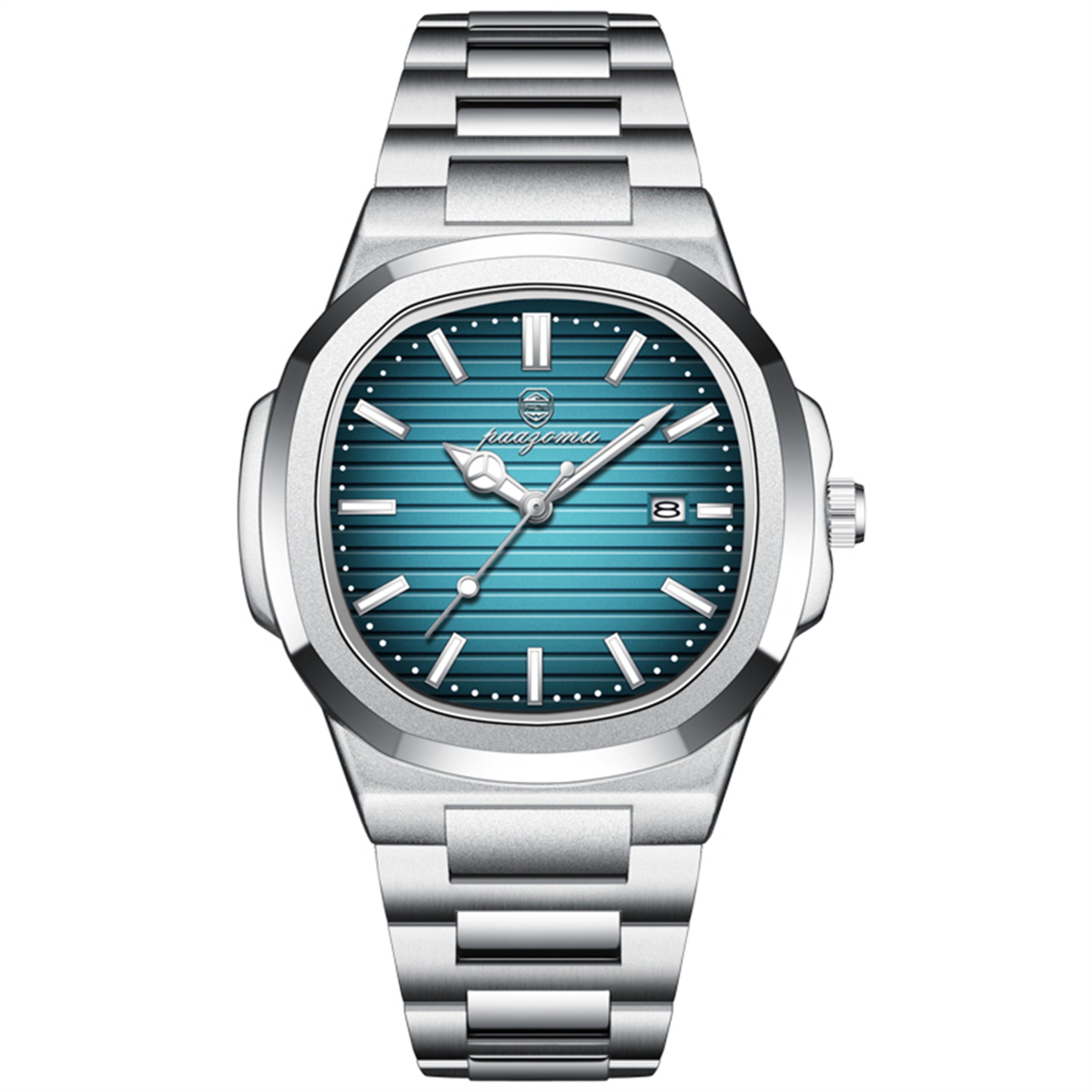Original Quartz Watch For Men Trend Mens Watches Classic Fashion Square Dial Waterproof Luminous Da 5