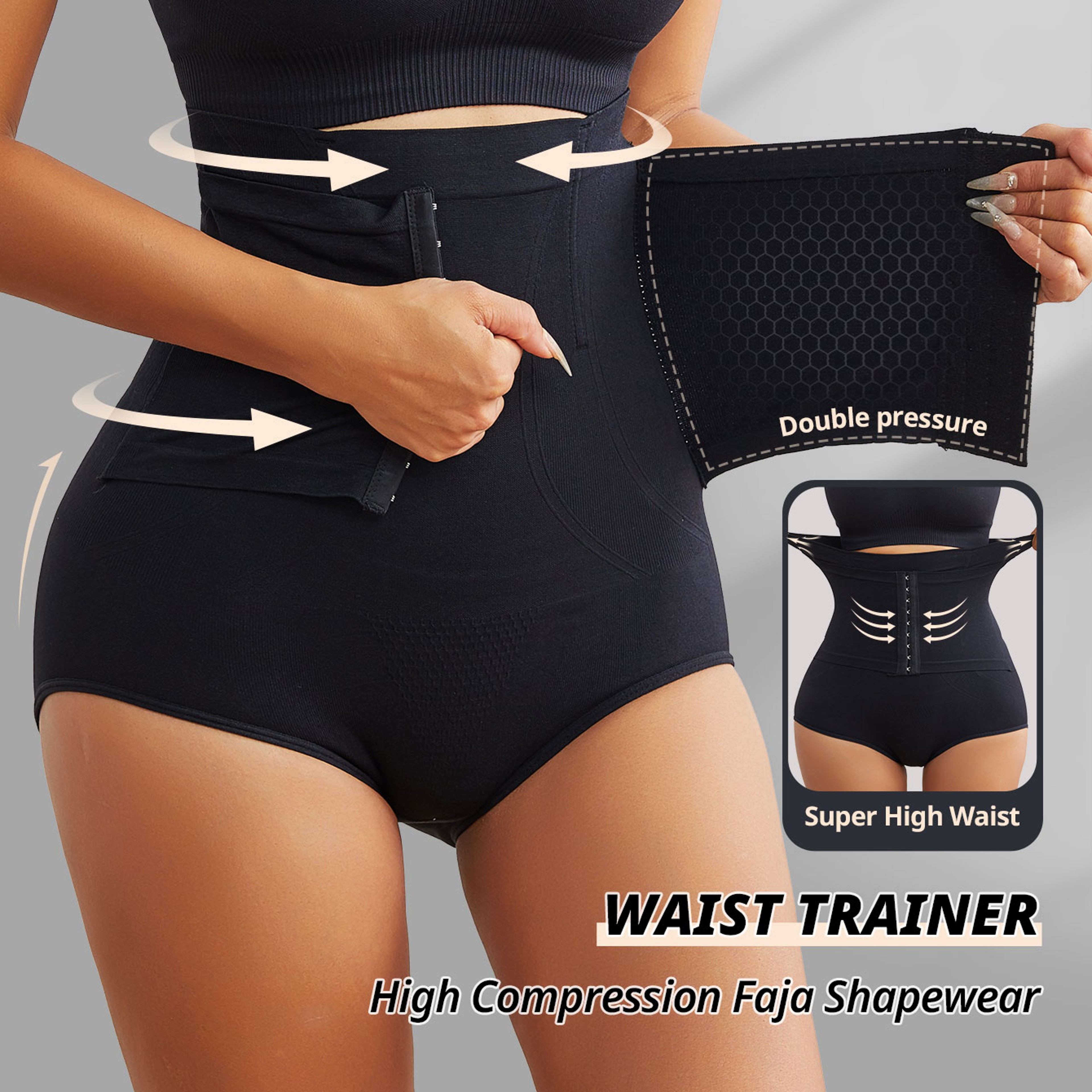 Seamless High Waist Waist Cincher for Women, Strong Compression Tummy Control Shaper, Belly Shaping – view 8