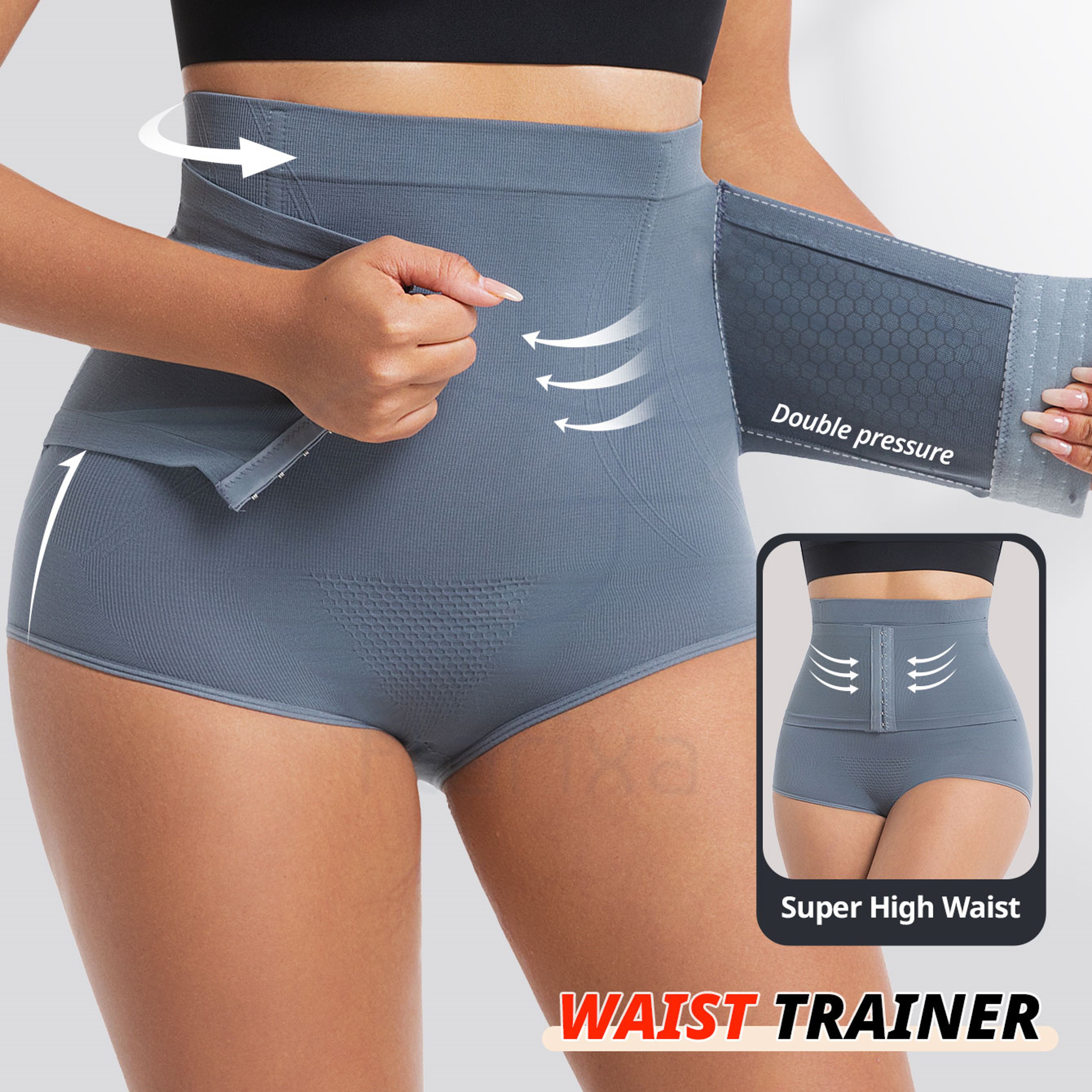 Seamless High Waist Waist Cincher for Women, Strong Compression Tummy Control Shaper, Belly Shaping – view 9