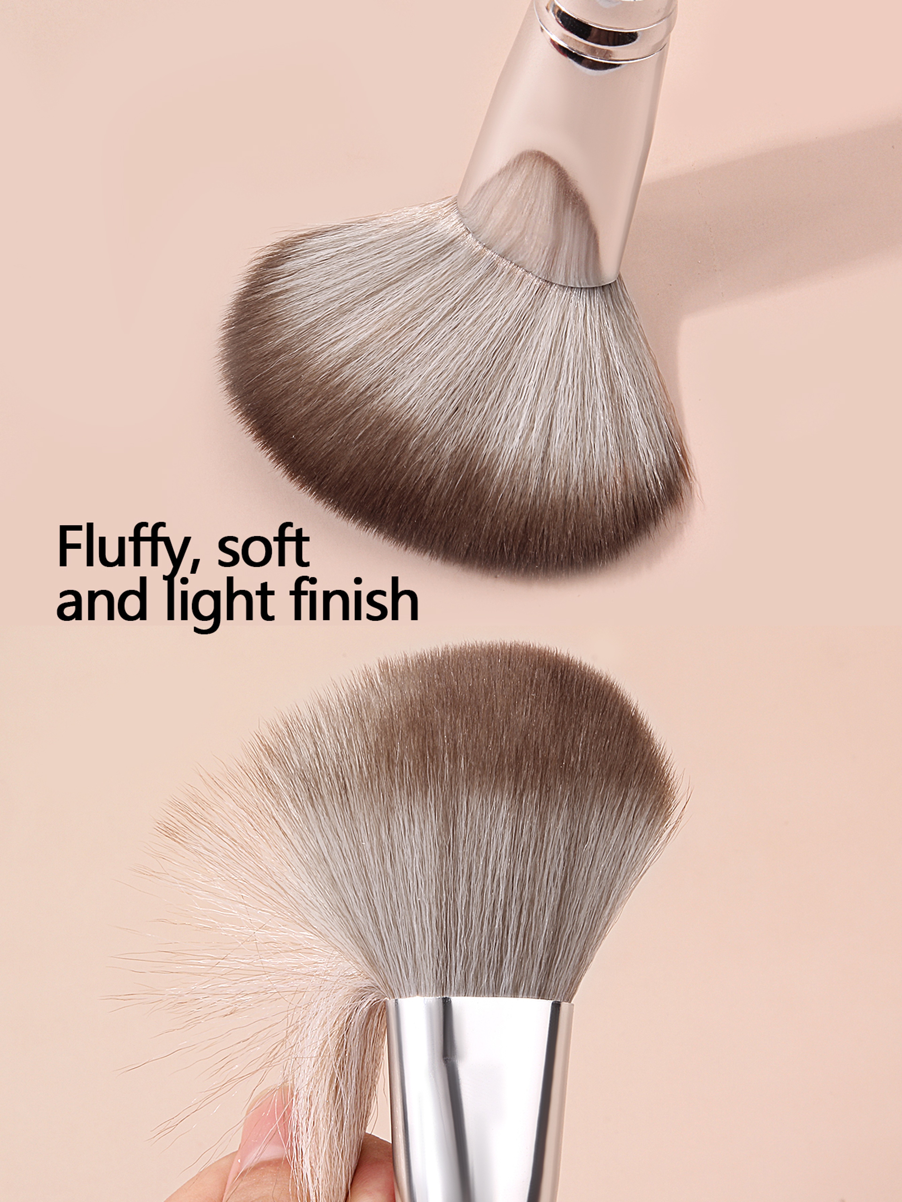 Soft Fluffy Powder Brush For Blusher High Quality Multifunction Makeup Brush For Beginners 3