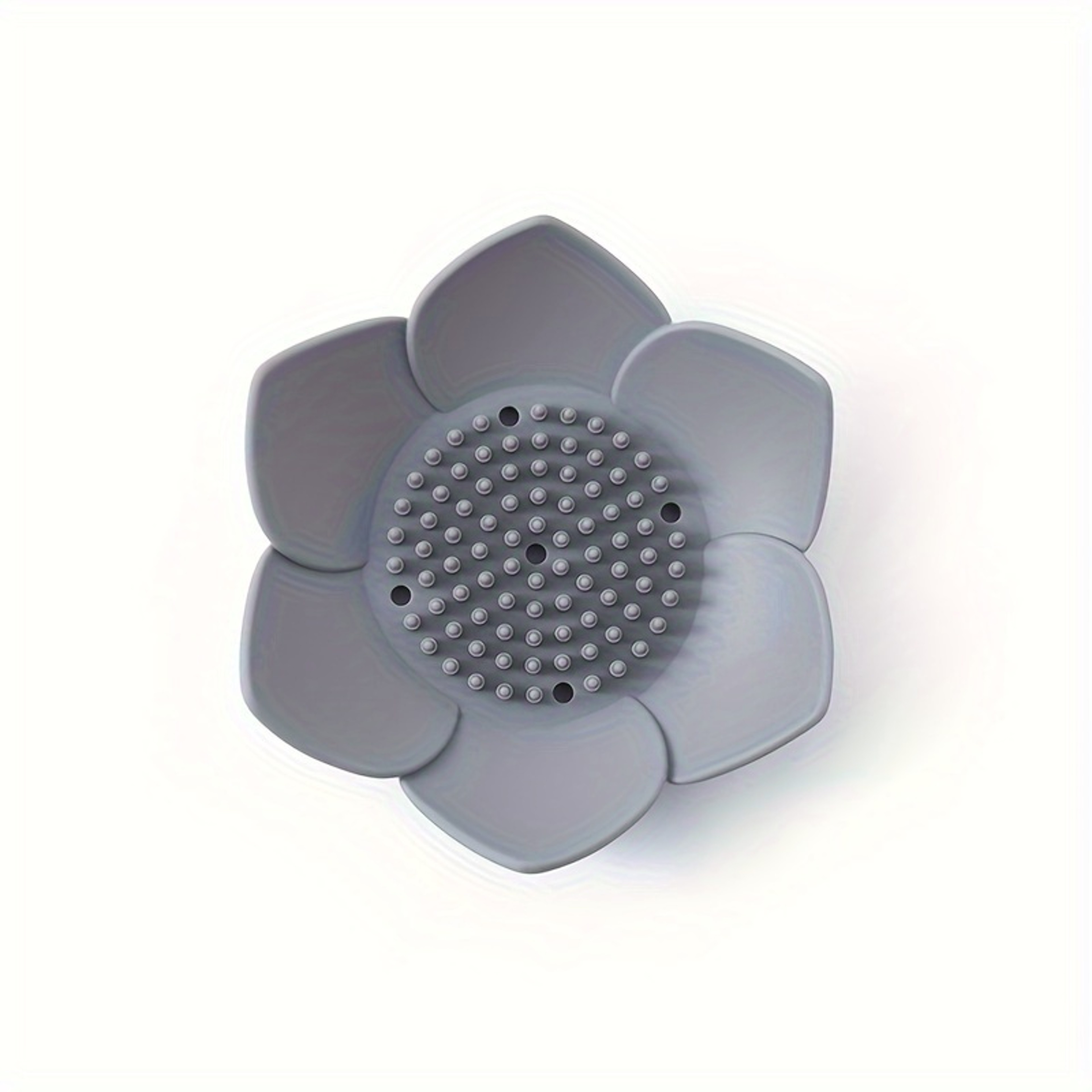 Lotus Design Soap Holder, Silicone Soap Box Drain Box Bathroom Accessories – view 7