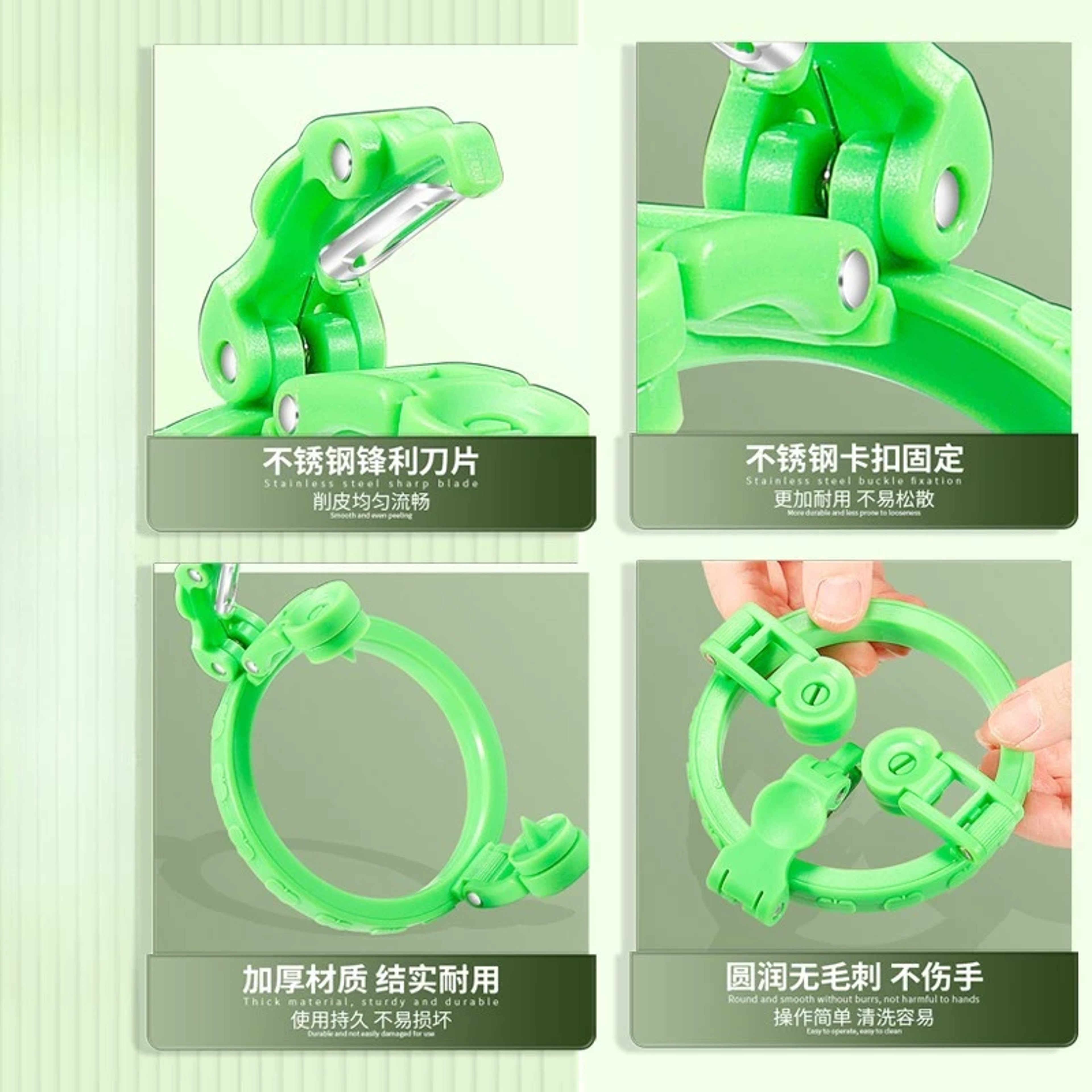 Easy-to-Use Handheld Rotary Apple Peeler Spiral Slicer for Kitchen Gadget Gift Ideas – view 5