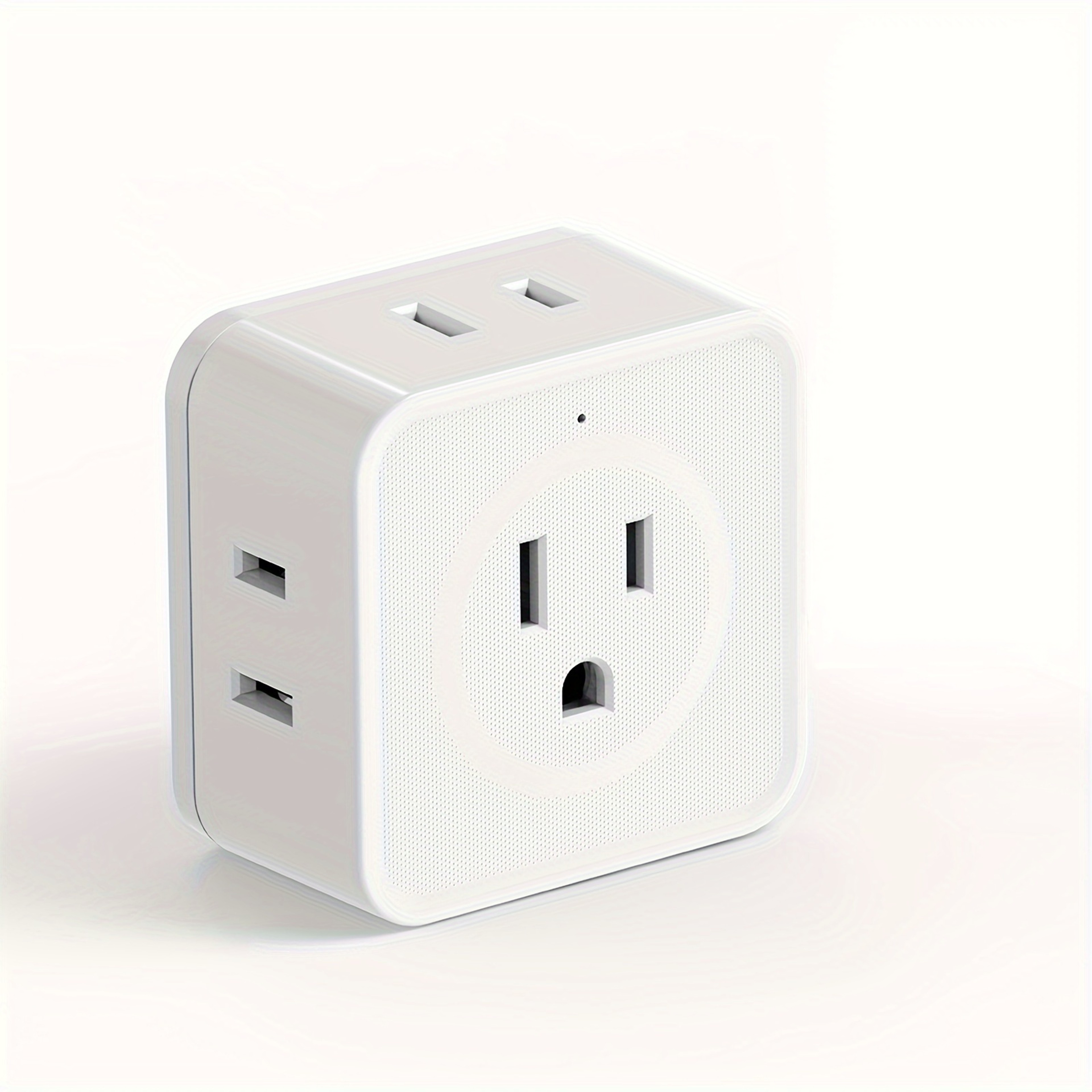Small Electrical Outlet Splitter For Travel Home Office Dorm 5 Way Multi Plug Expander 6