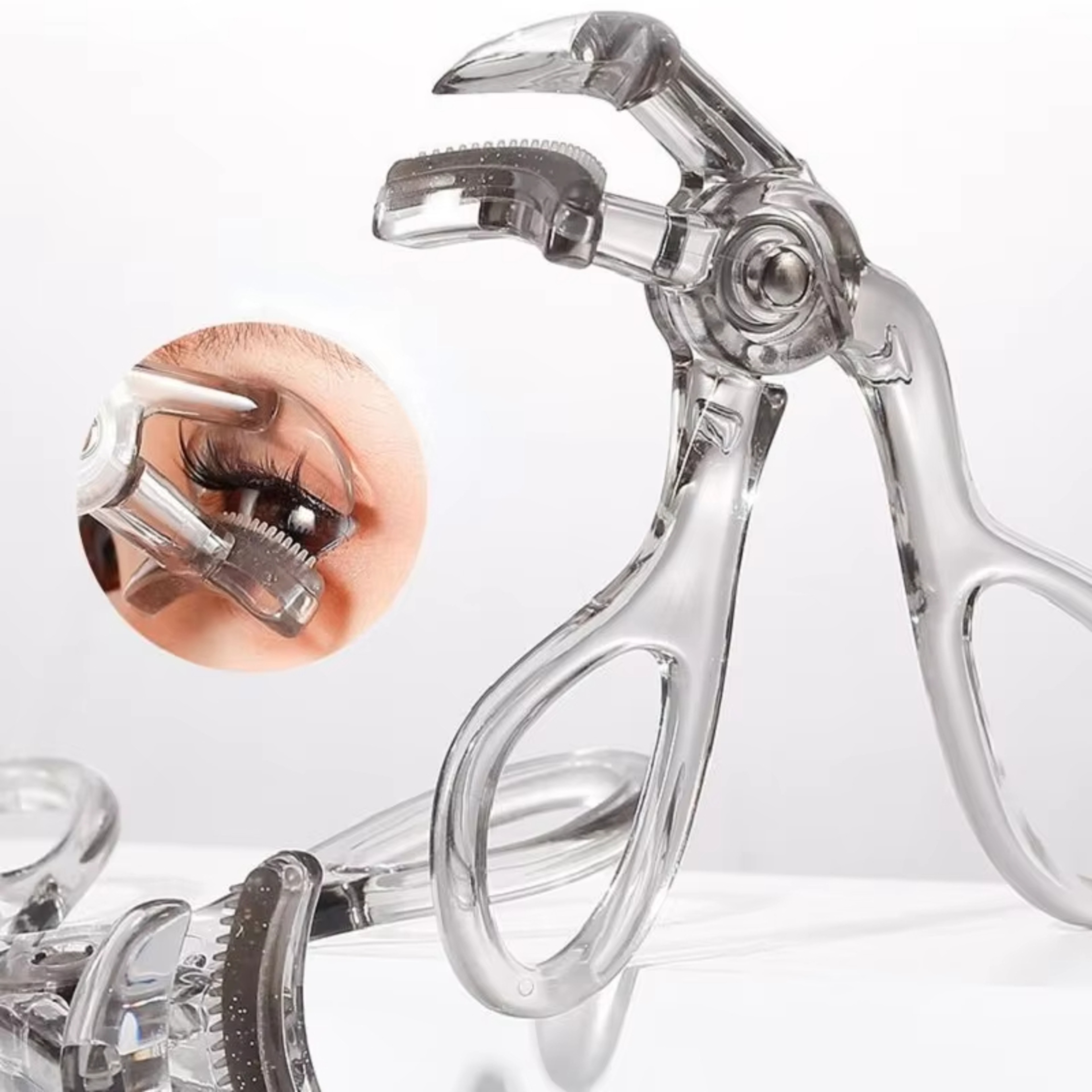 Waterproof Dual-Type Eyelash Curler, Partial & Wide Clip Options – view 3