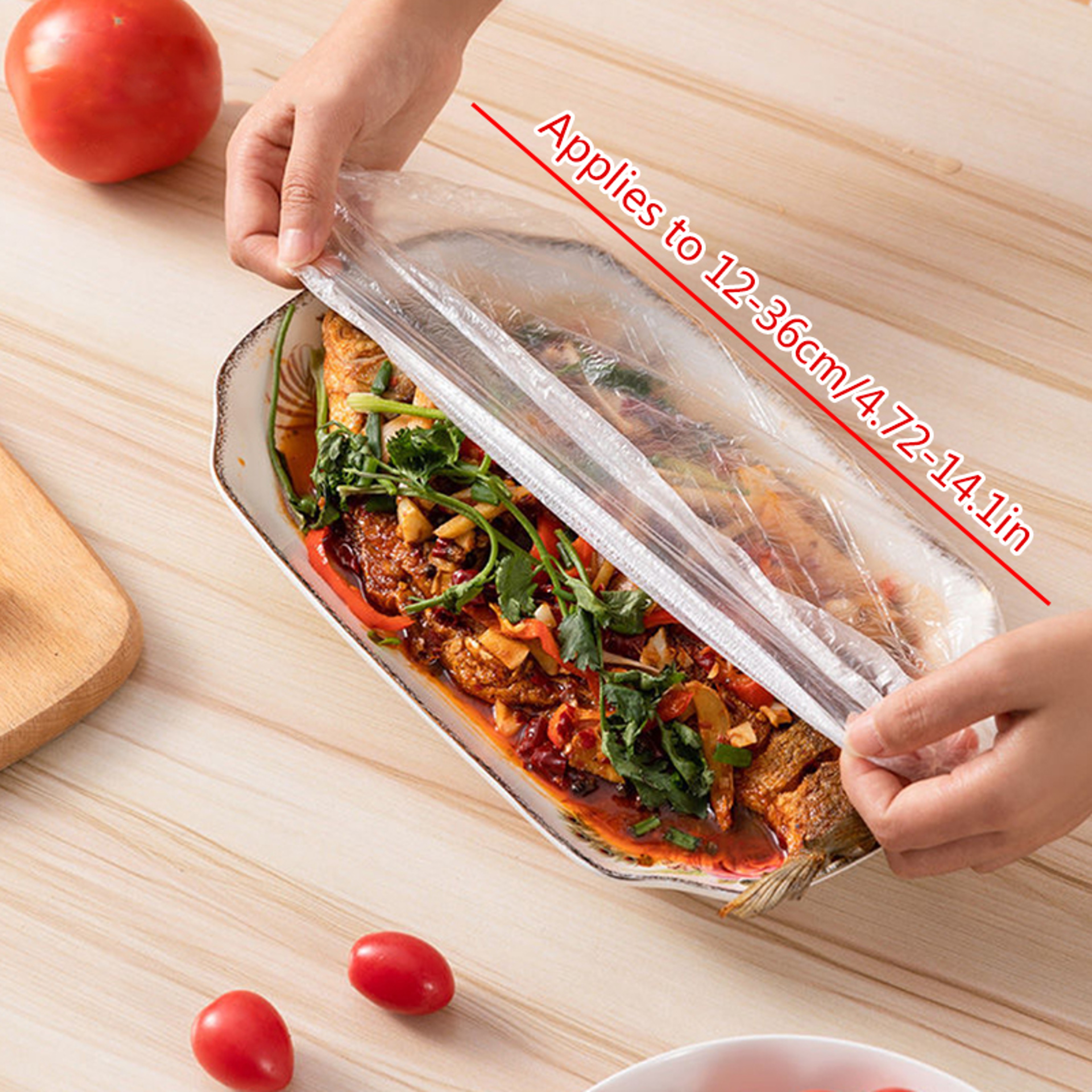 Food Cover To Prevent Odor Transfer Disposable Cling Film Cover 1