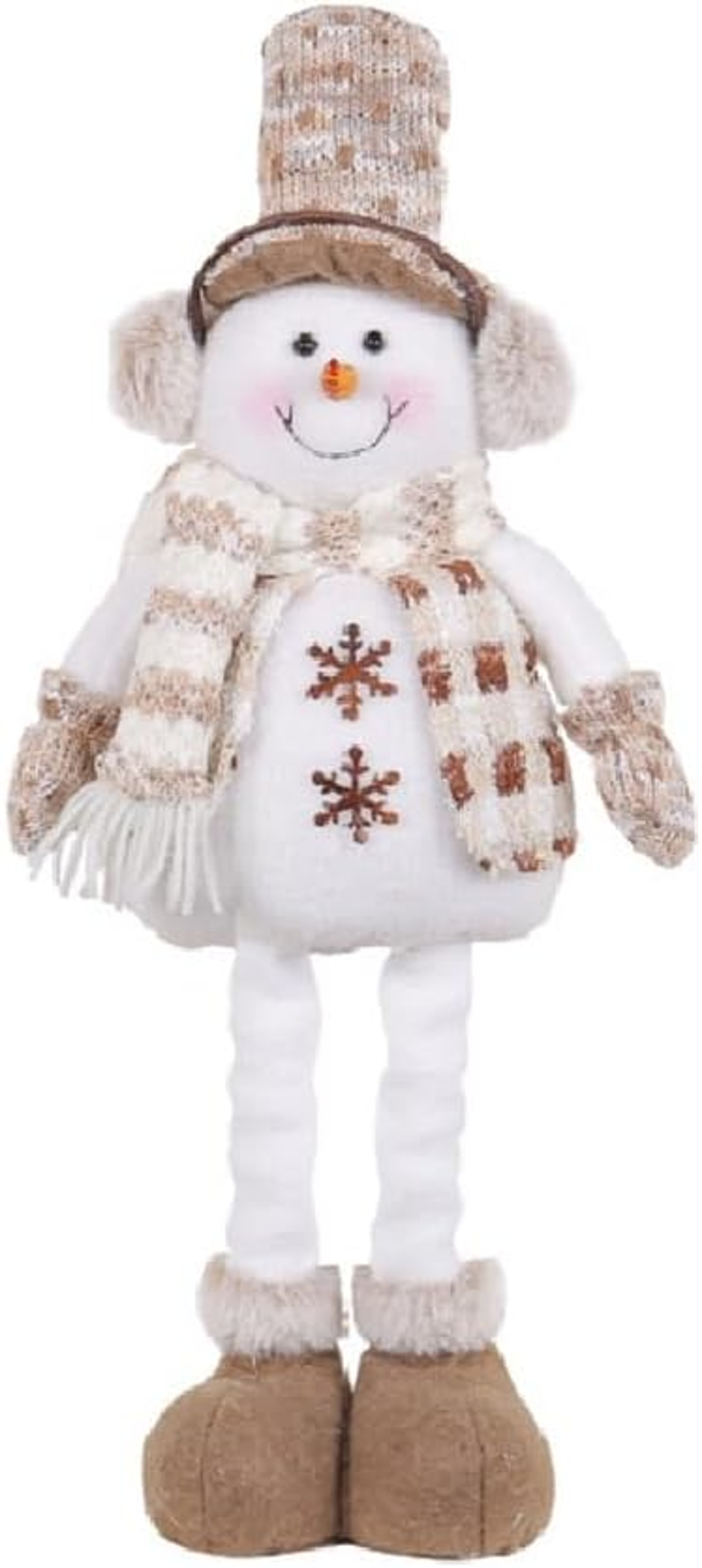 Christmas Decorations Adjustable Extendable Santa Snowman Reindeer Plush Dolls For Home Tabletop Or 5