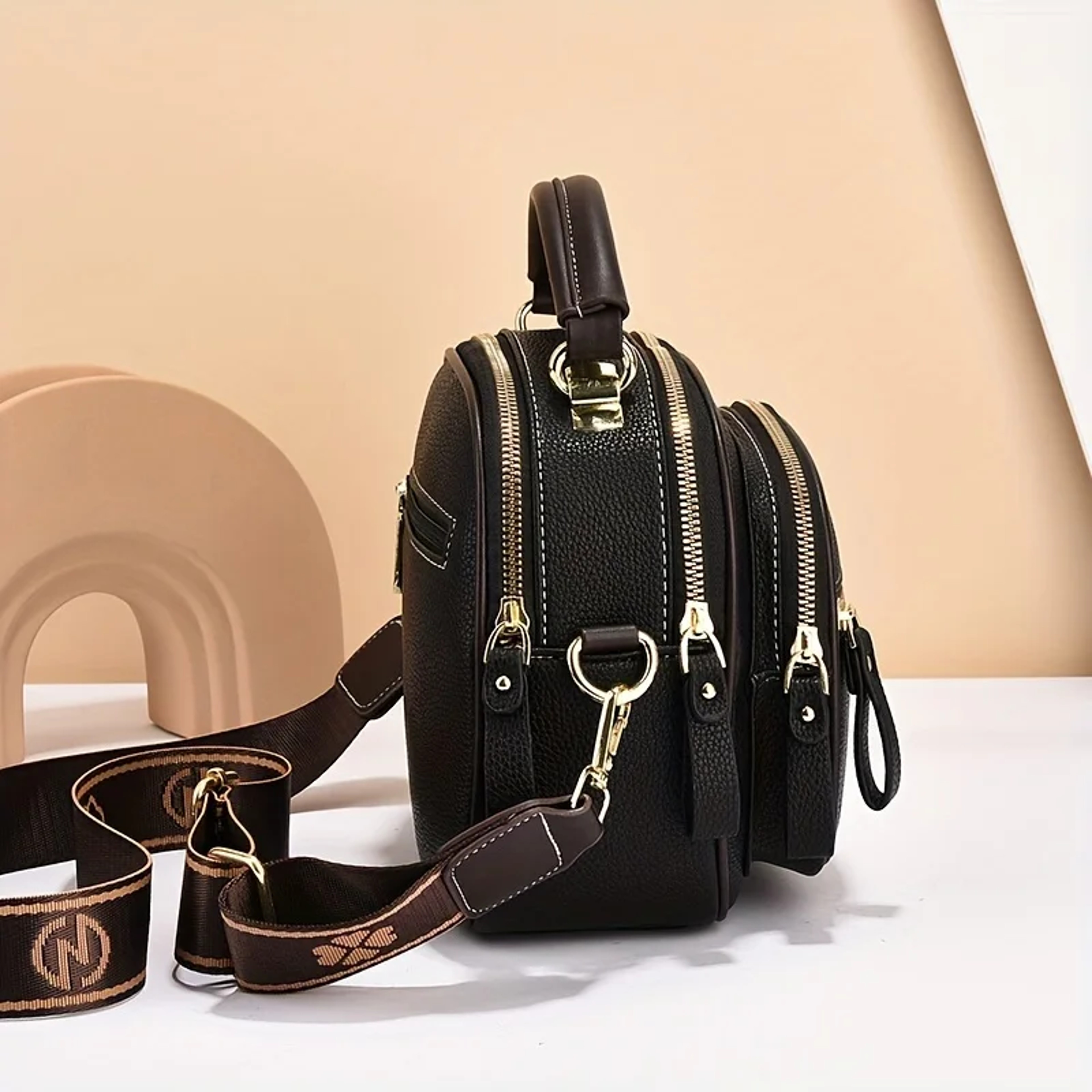 Luxury Womens Bag Fashionable Versatile Shoulder Bag Shopping Handbag 1