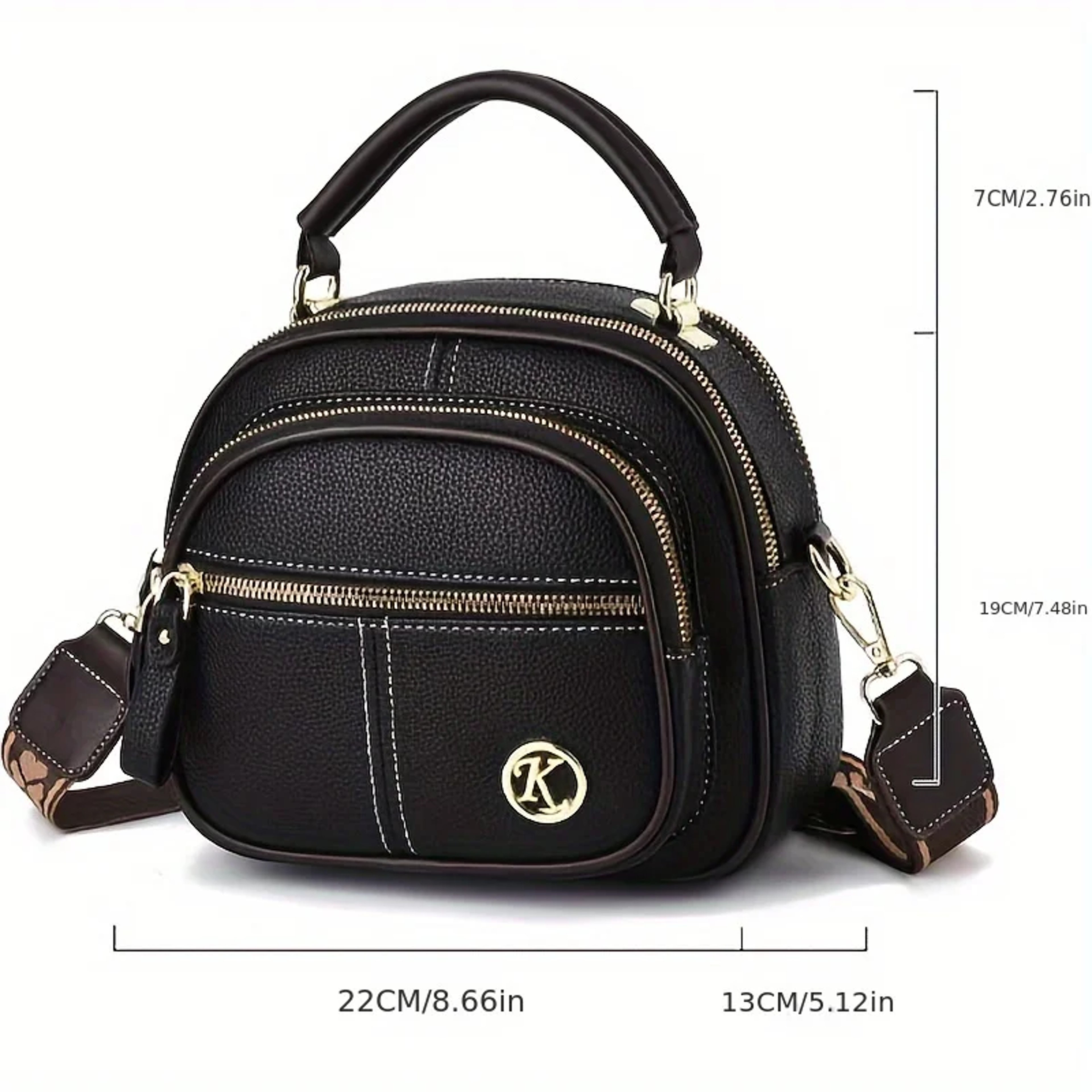 Luxury Womens Bag Fashionable Versatile Shoulder Bag Shopping Handbag 2