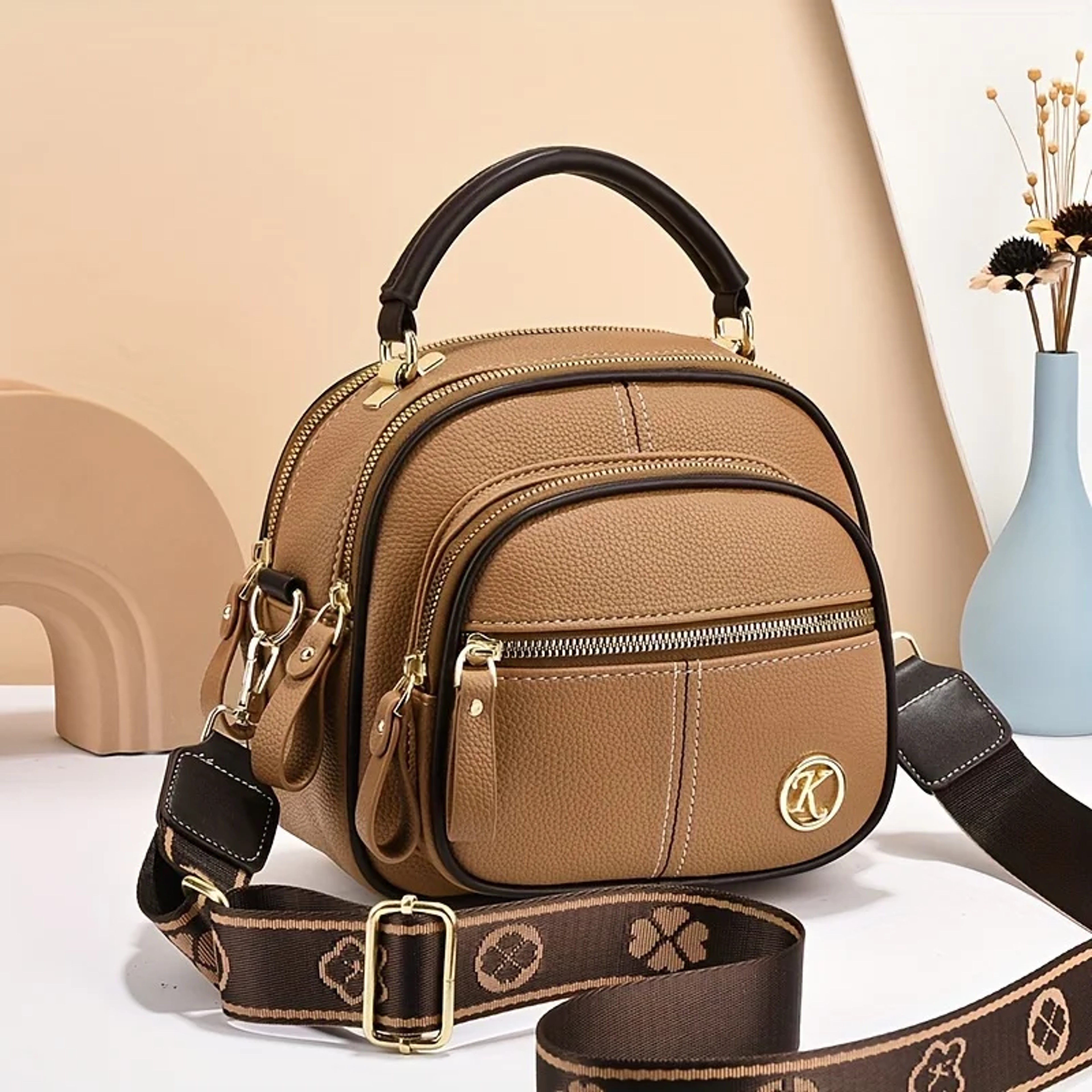 Luxury Womens Bag Fashionable Versatile Shoulder Bag Shopping Handbag 6