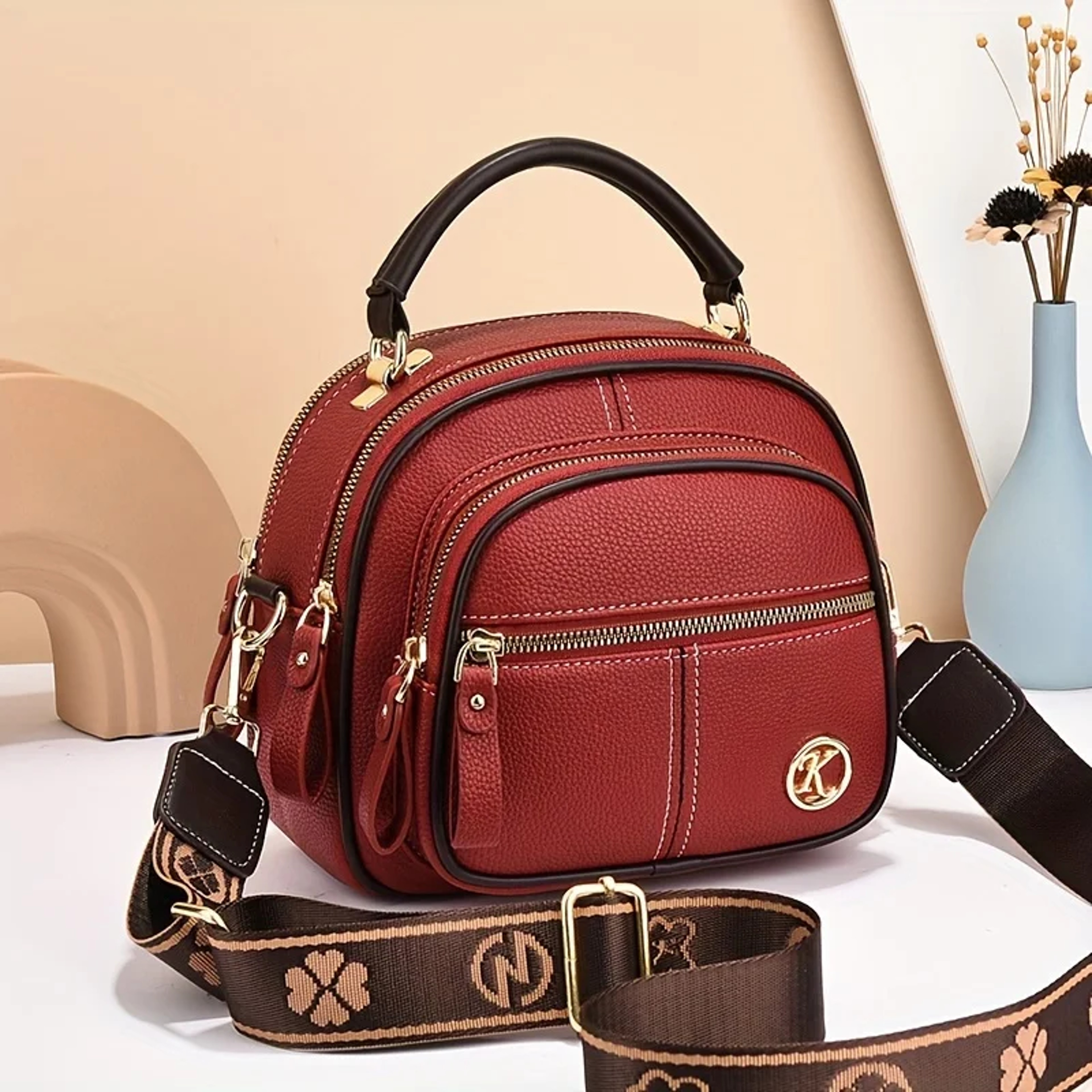 Luxury Womens Bag Fashionable Versatile Shoulder Bag Shopping Handbag 7