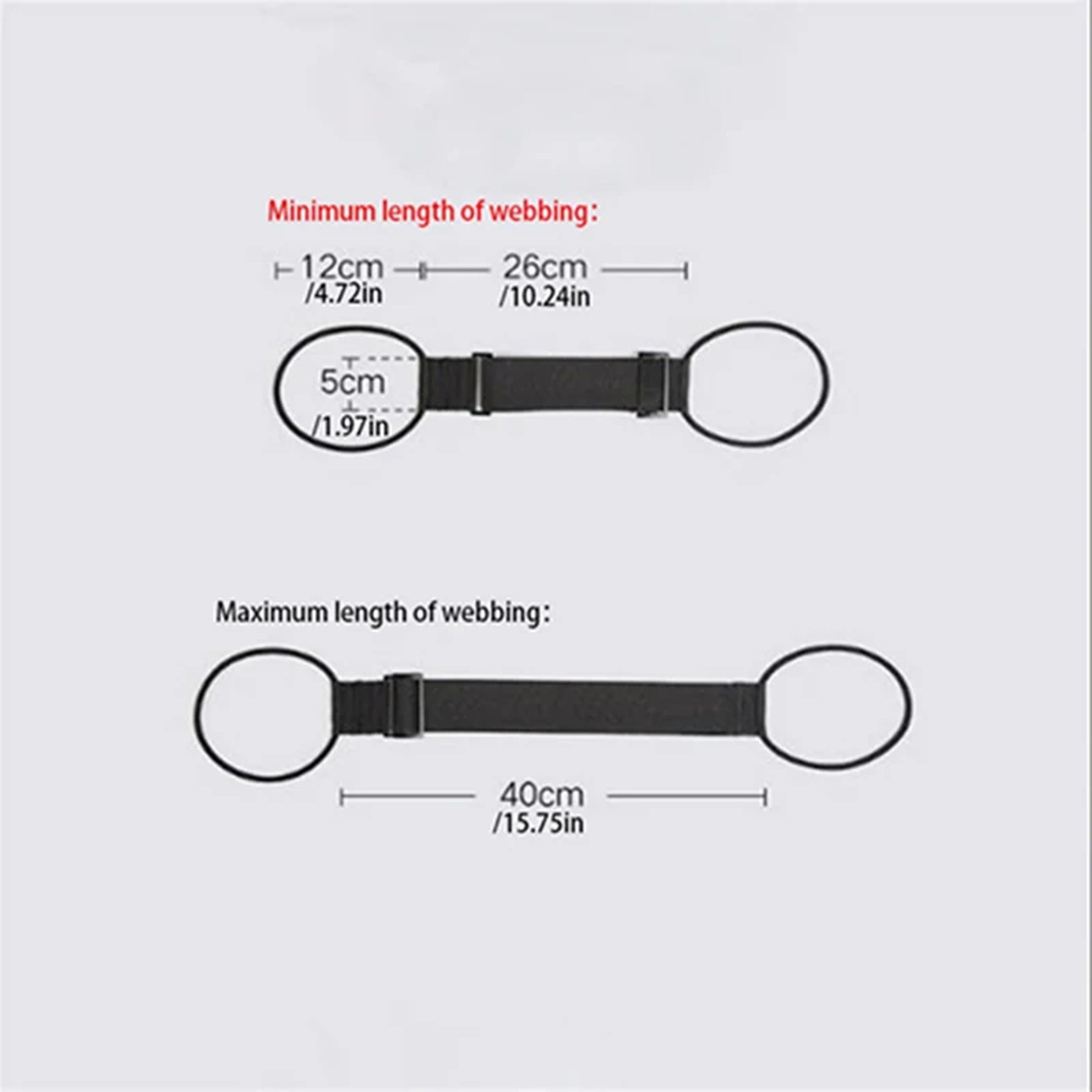 Travel Security Suitcase Strap, Adjustable Elastic Baggage Carrier Strap – view 6
