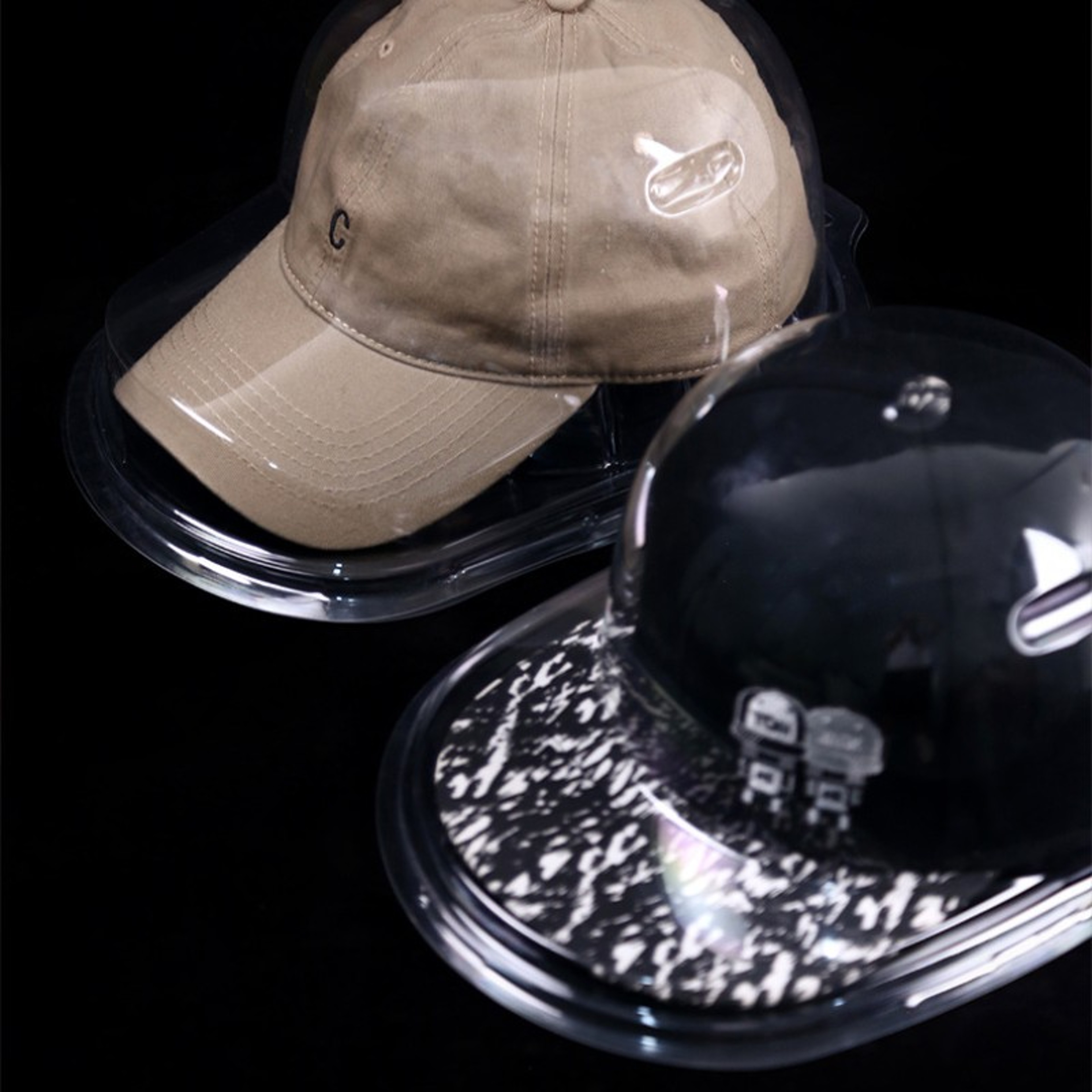 Baseball Cap Display Stand With Dust Cover Transparent Box For AntiDeformation Storage  Hanging Sup 2
