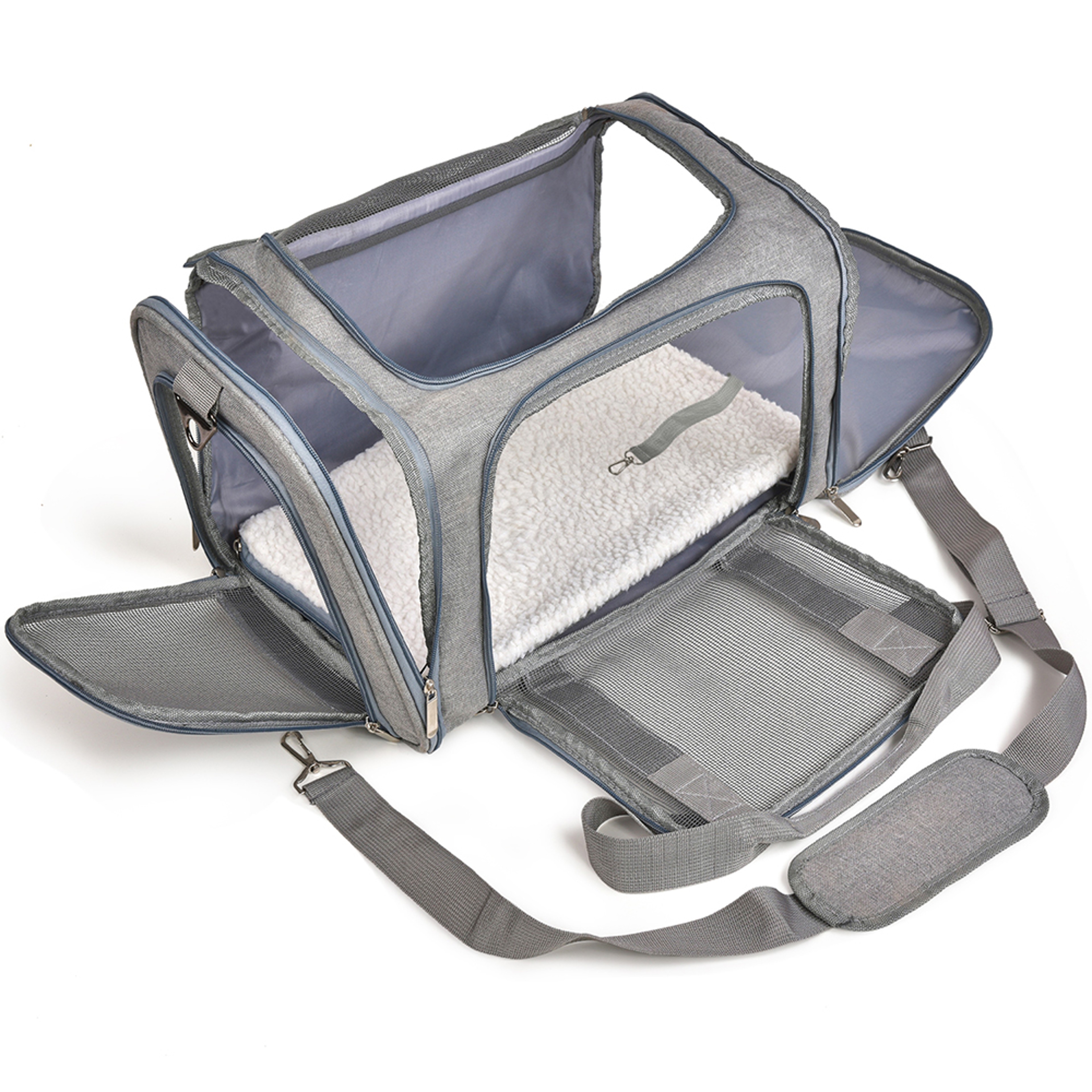 Airline Approved Pet Carrier Backpack for Small Dogs & Cats, Soft Travel Bag for Comfortable Outings – view 2