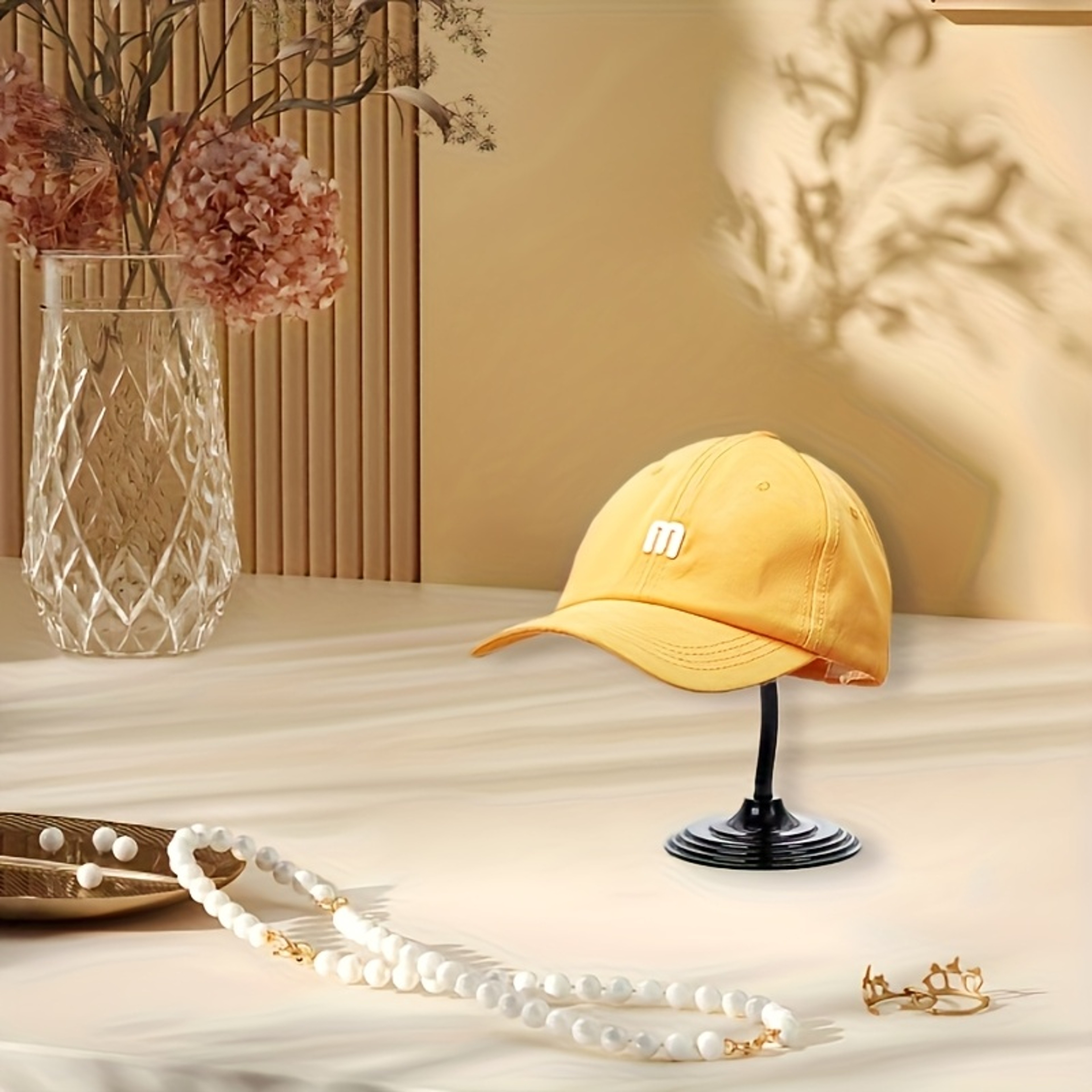 Freestanding Hat  Wig Display Rack Versatile Cap Storage Stand For Home  Shop 5