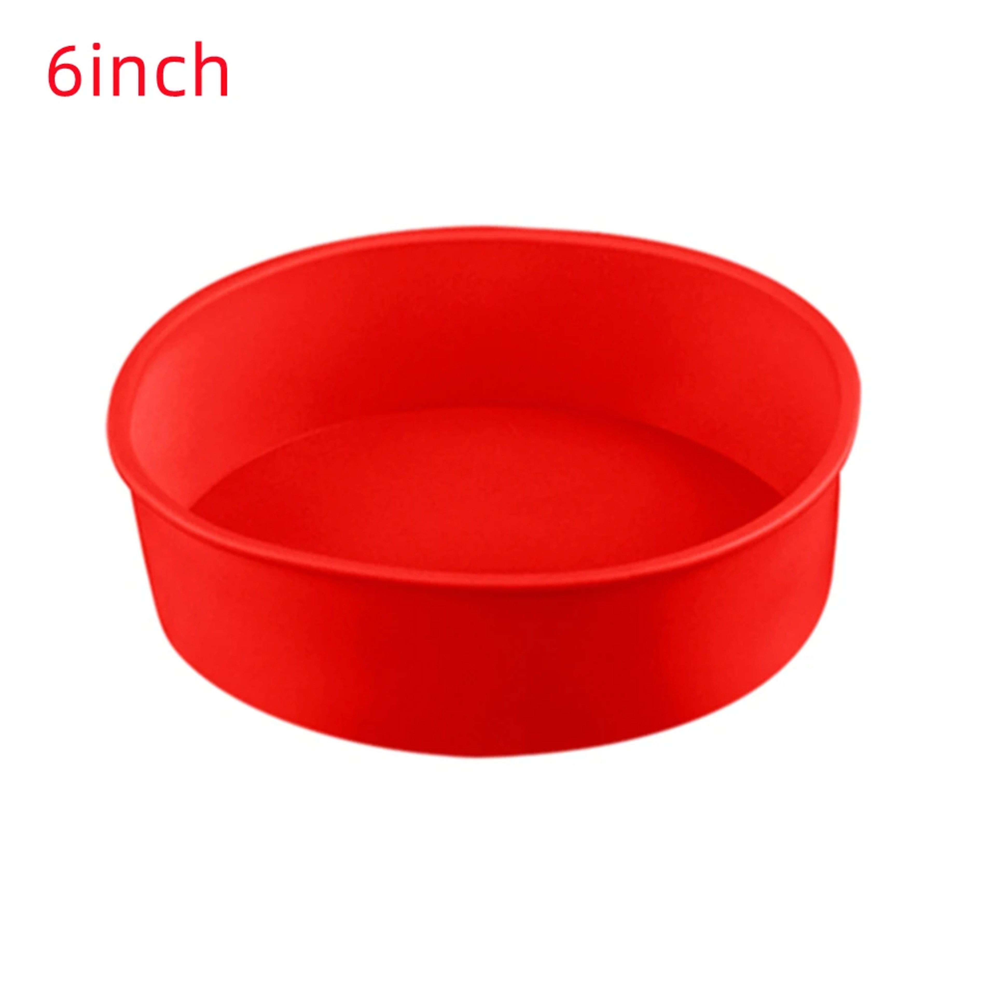 Silicone Round Cake Mold Pans Nonstick  Reusable Baking Tray For Perfect Cakes 7
