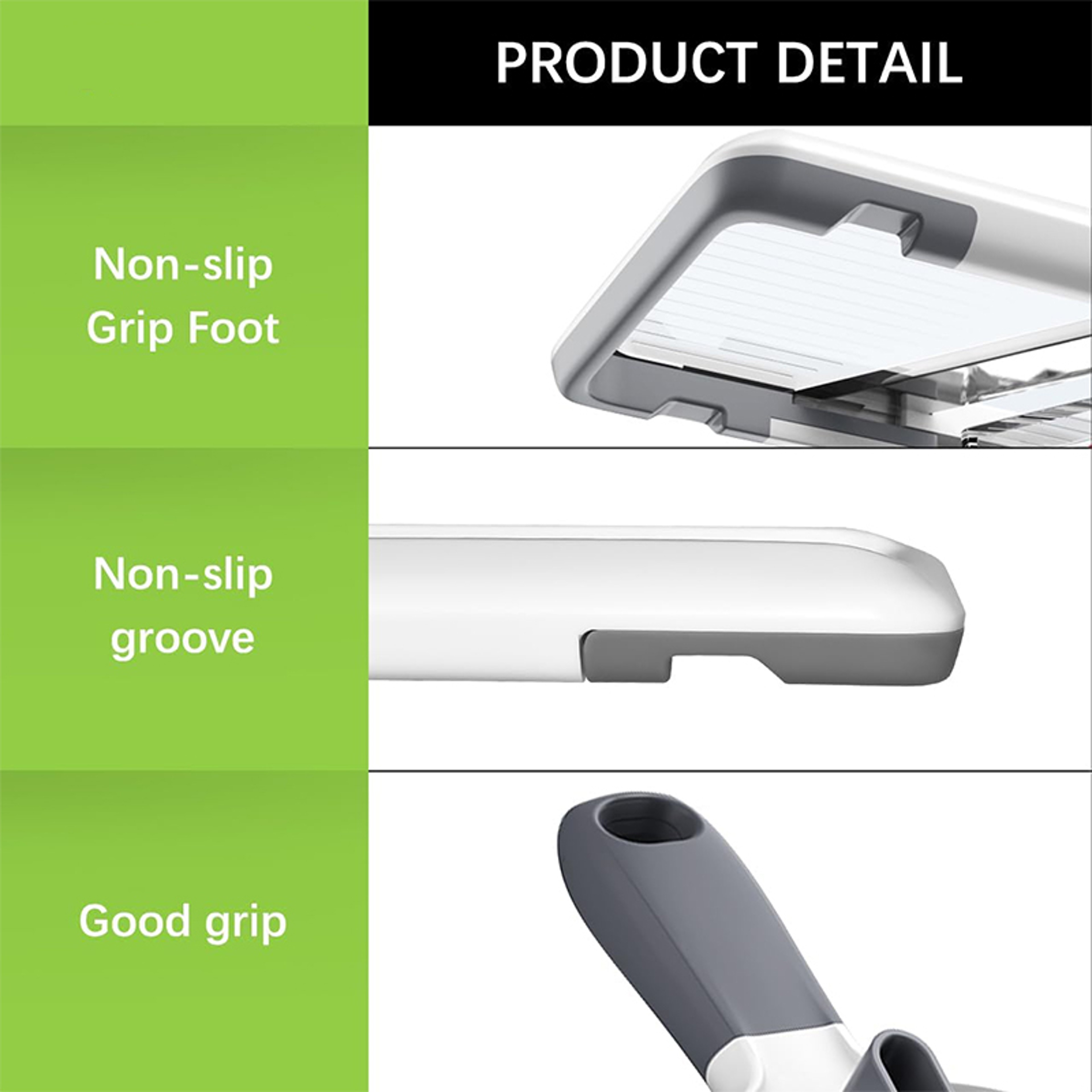Multi Handheld Mandoline Slicer Adjustable Stainless Steel Blade For Veggies Cheese And More 5